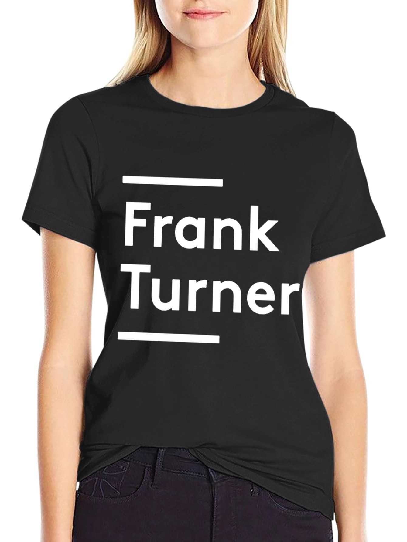 Frank Turner Graphic Tee - Black Cotton T-Shirt