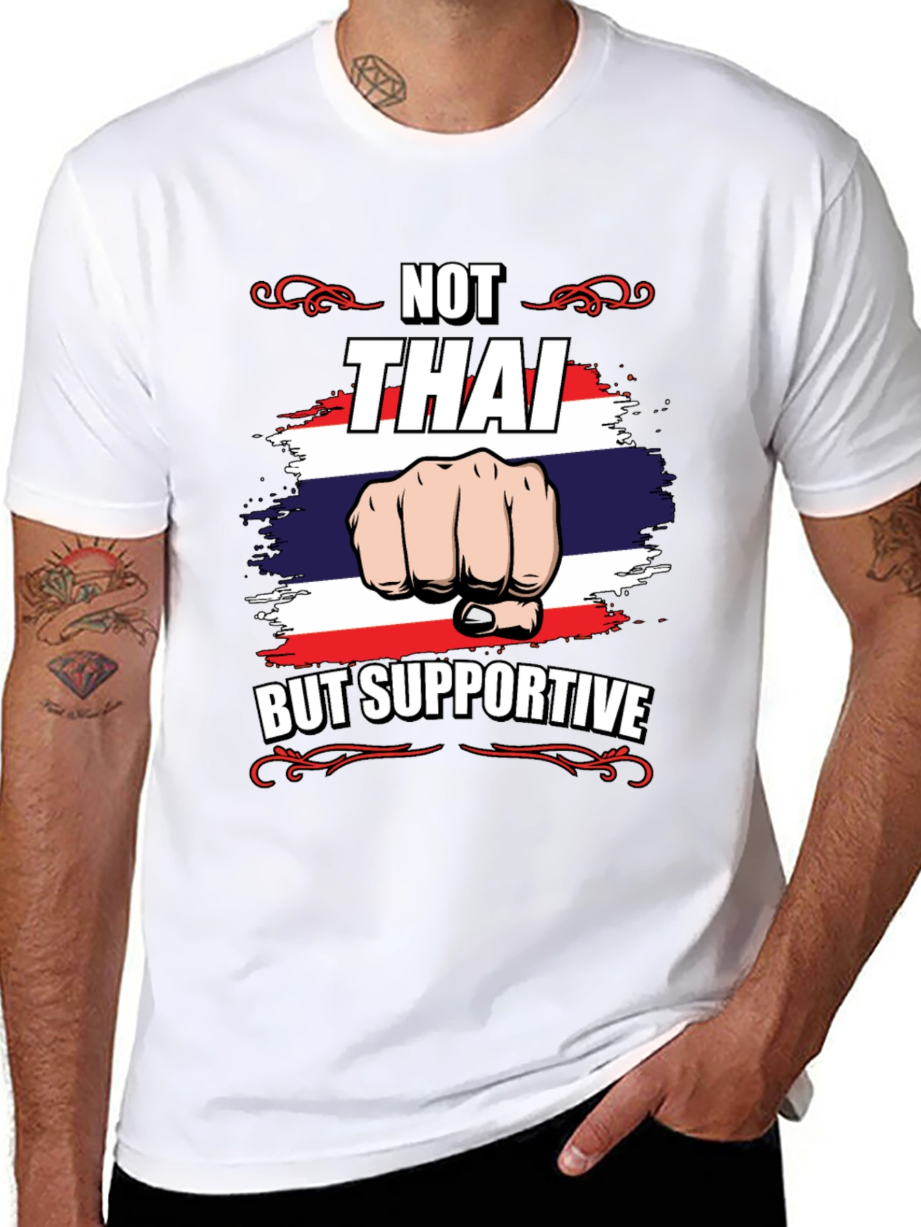 Not Thai But Supportive T-Shirt