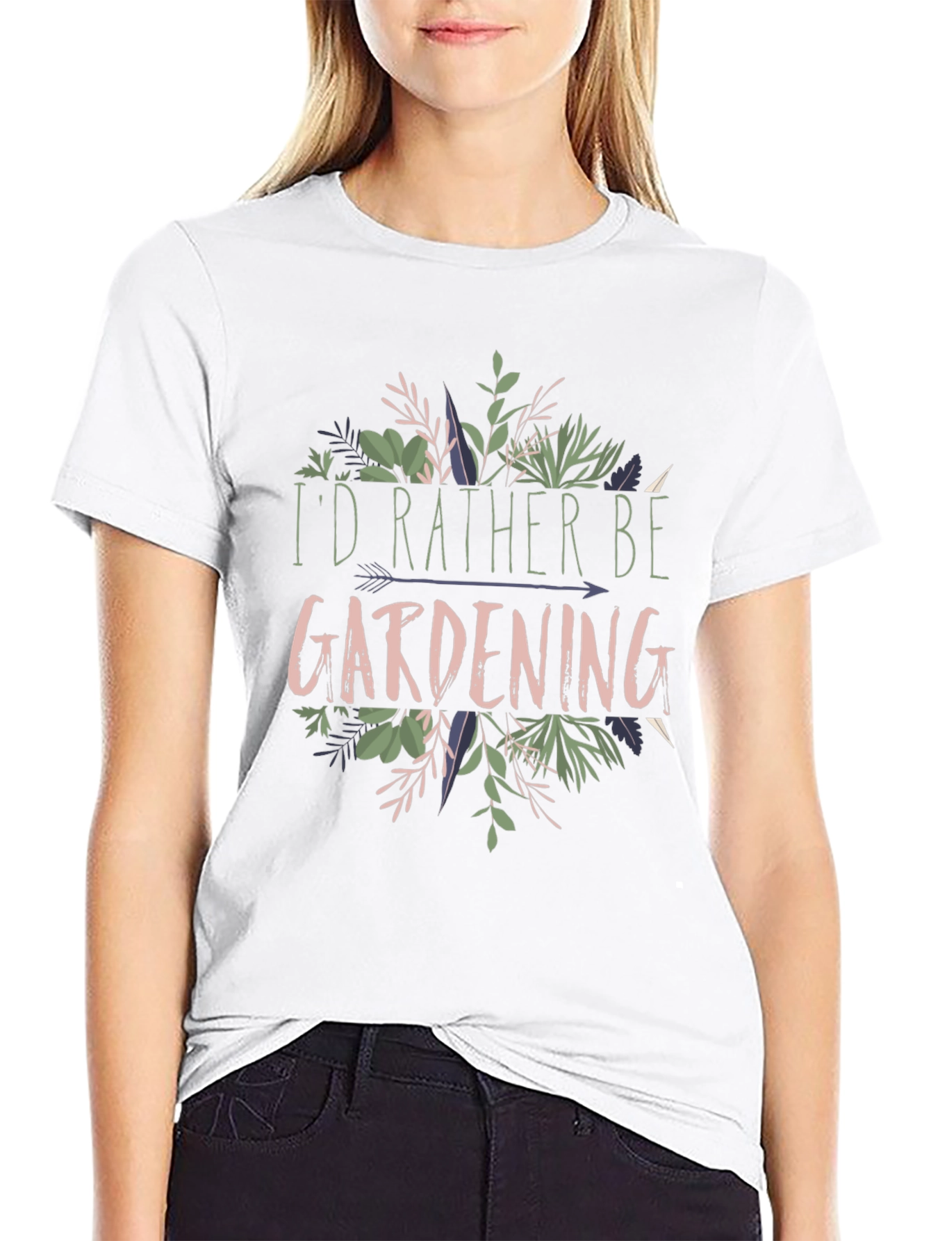Gardening T-Shirt: Id Rather Be Gardening Tee