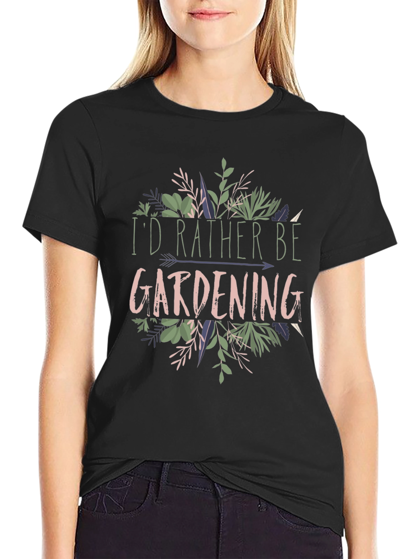 Gardening T-Shirt: Id Rather Be Gardening Tee