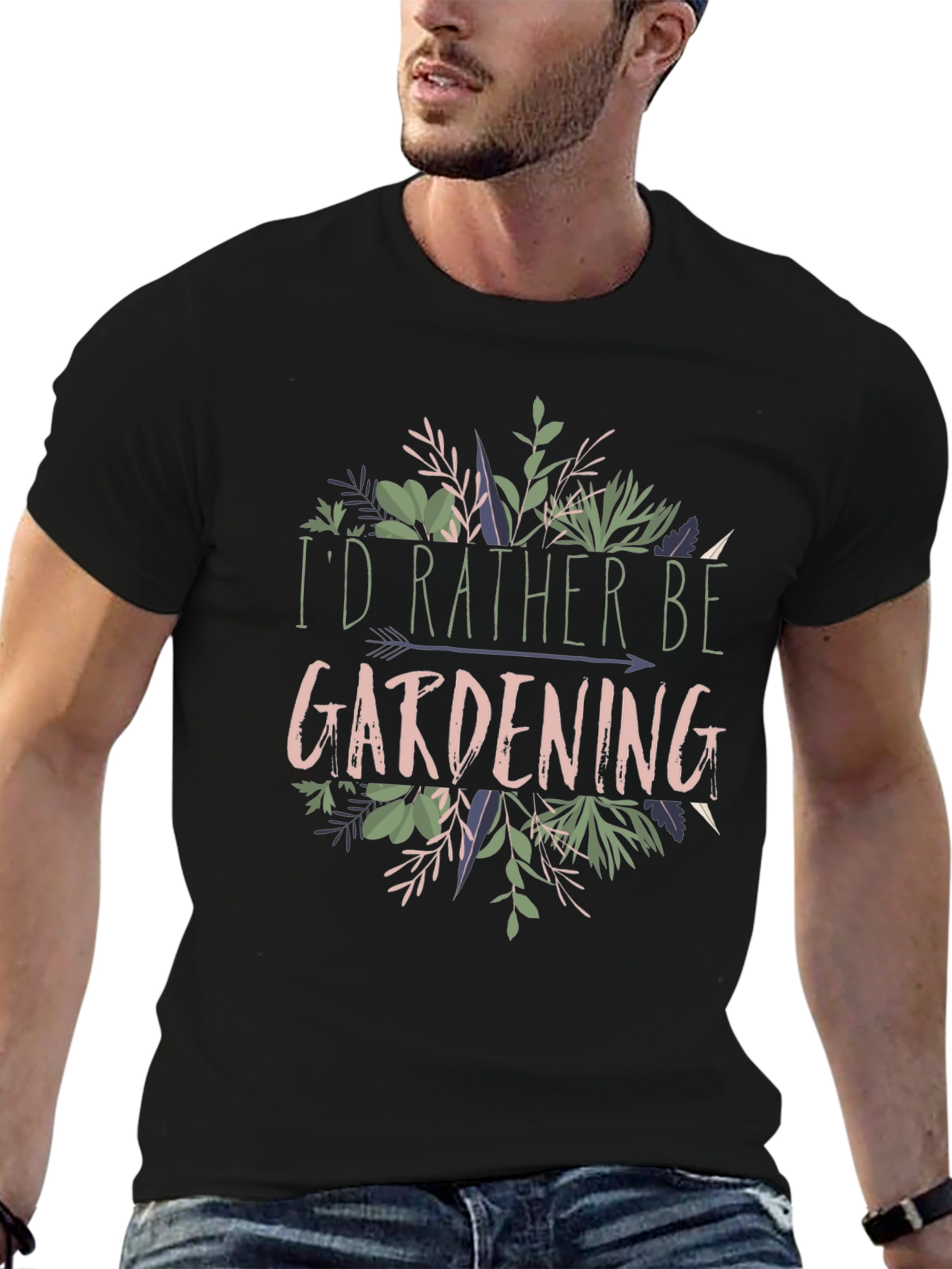 Gardening T-Shirt: Id Rather Be Gardening Tee
