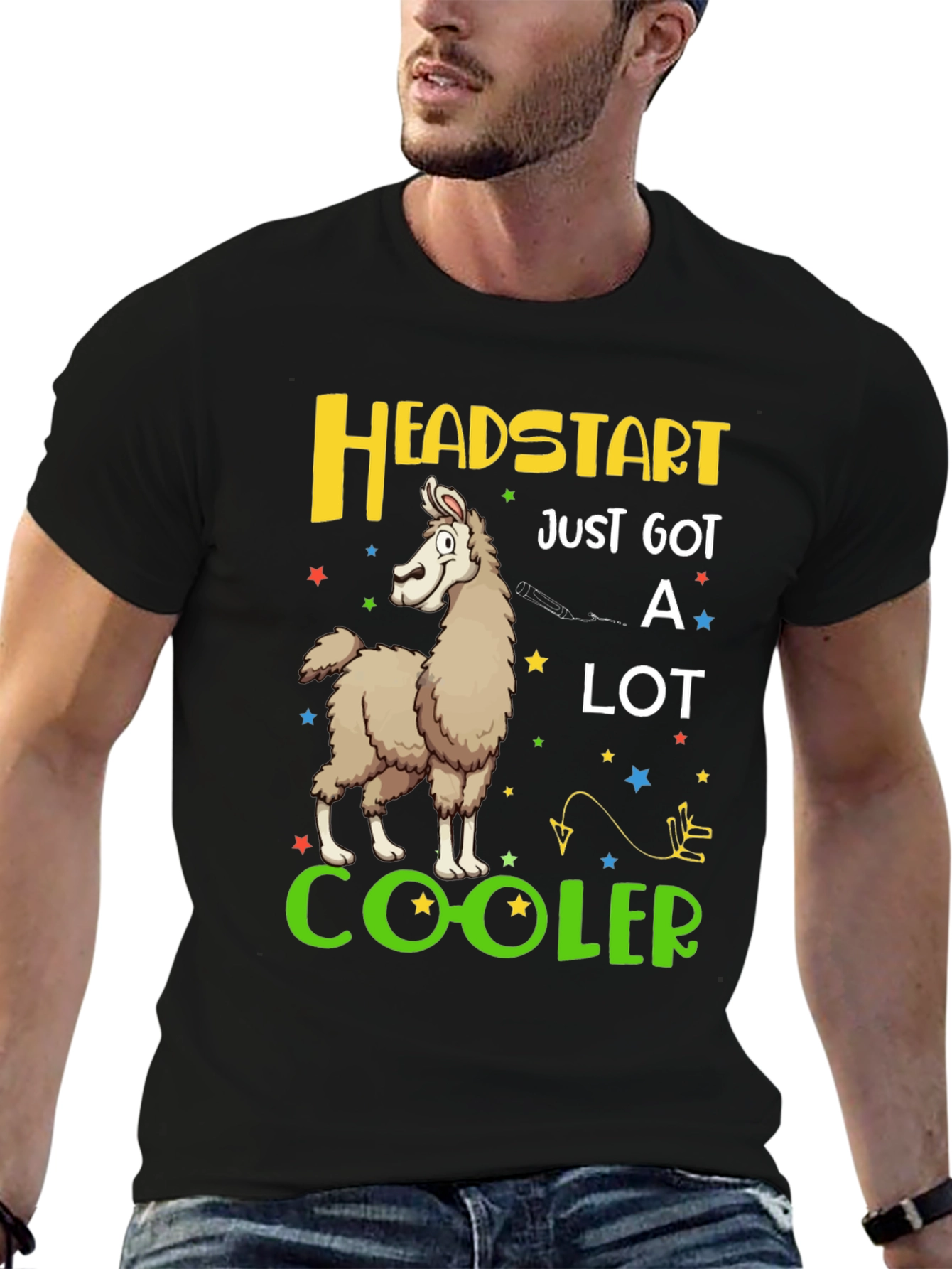 Headstart Just Got a Lot Cooler Llama T-Shirt