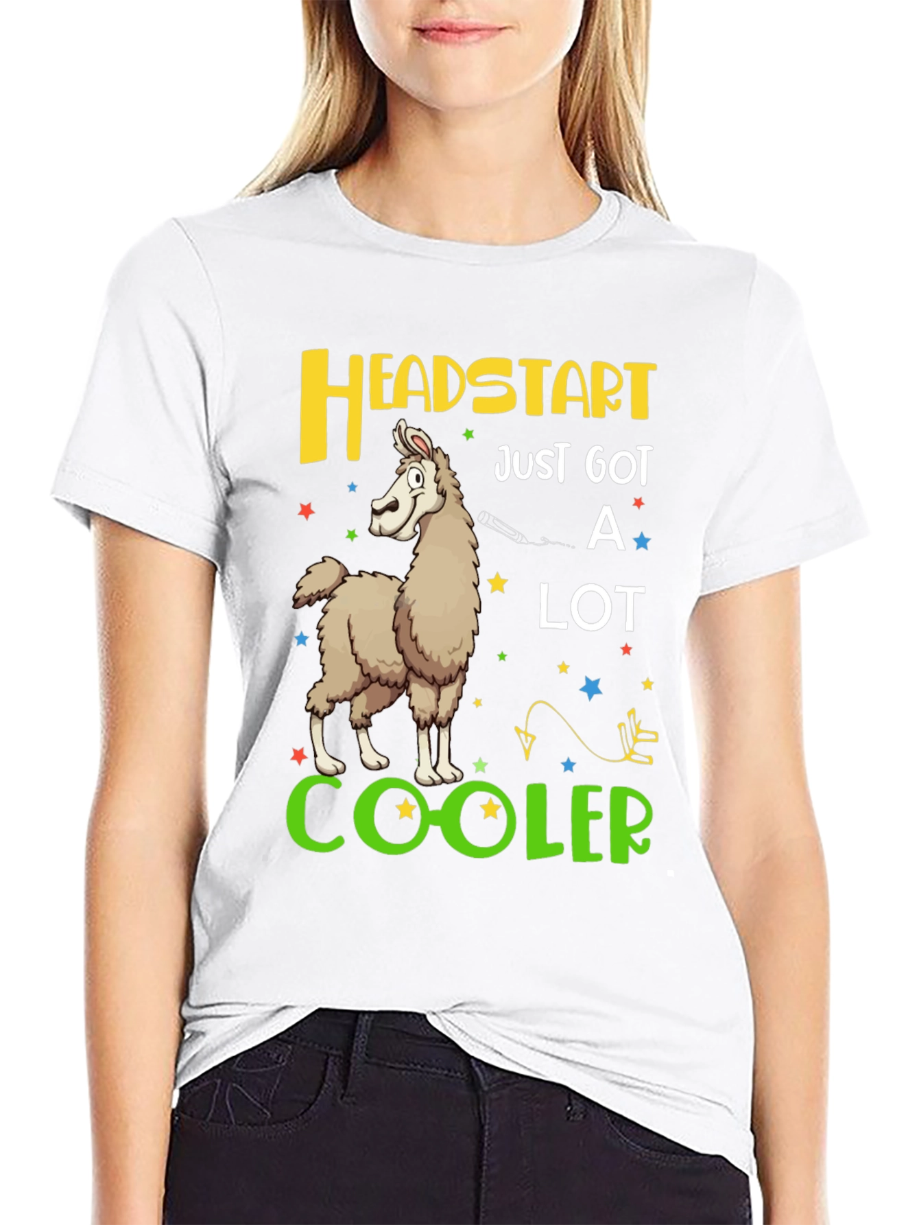 Headstart Just Got a Lot Cooler Llama T-Shirt