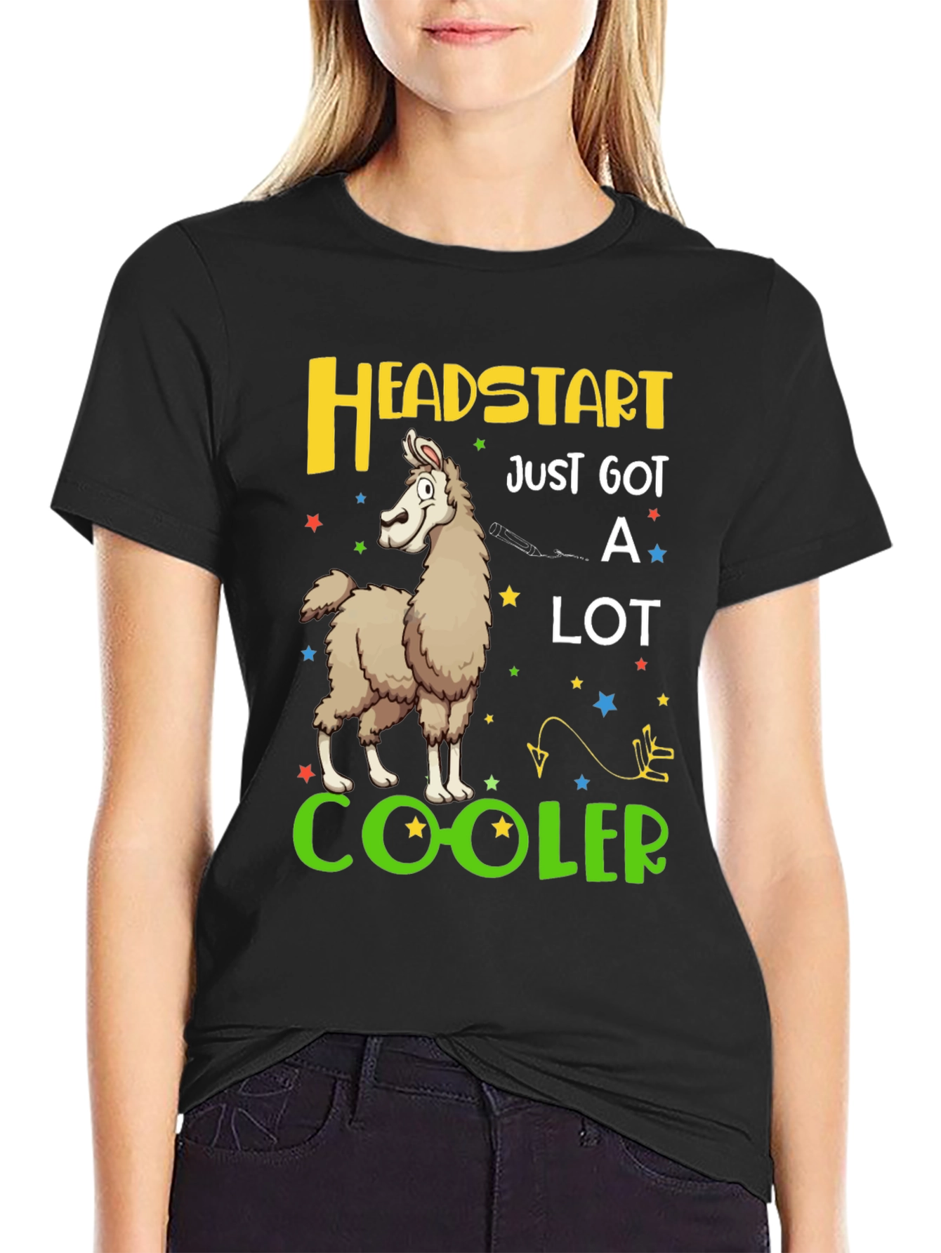 Headstart Just Got a Lot Cooler Llama T-Shirt