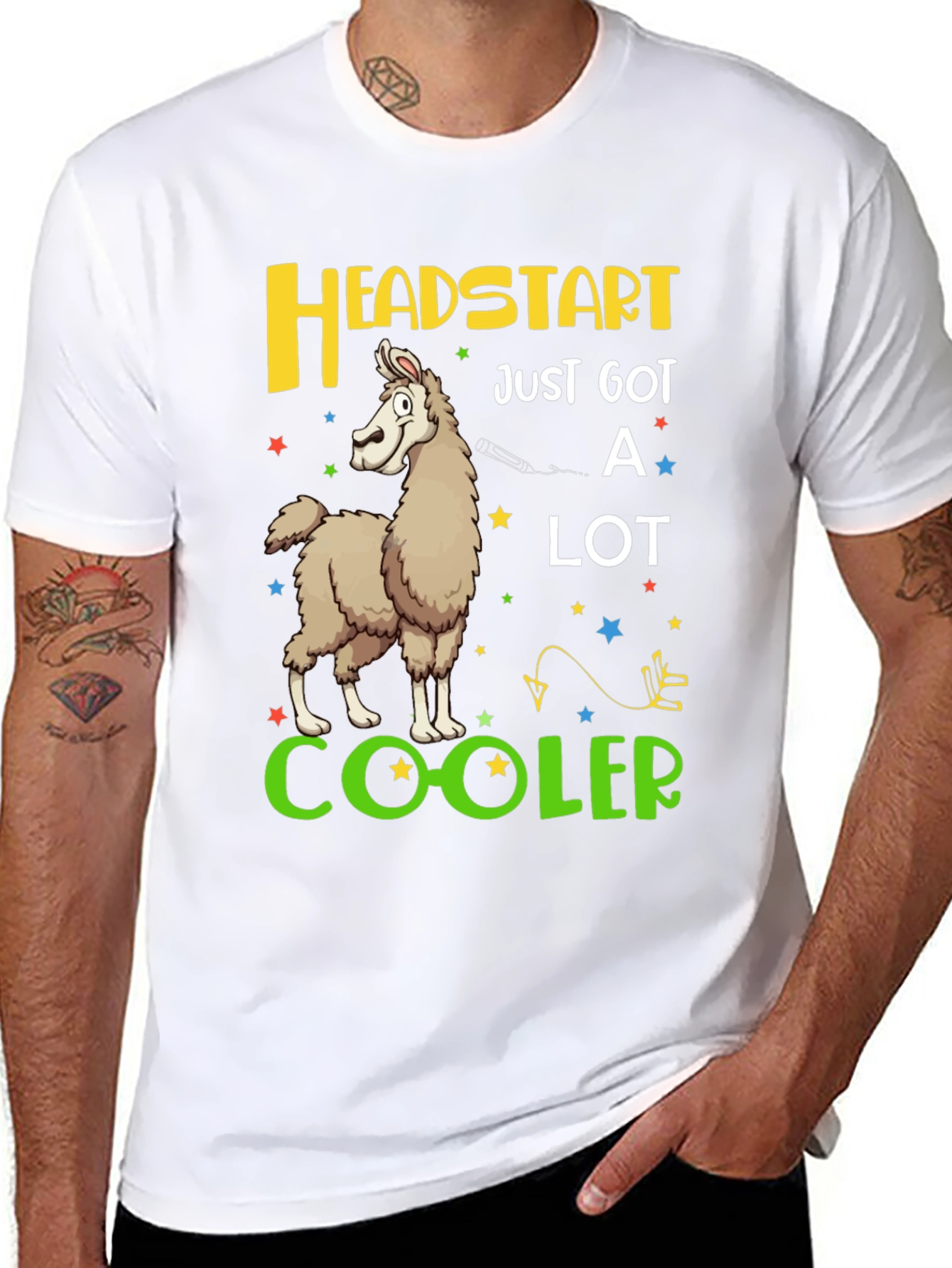 Headstart Just Got a Lot Cooler Llama T-Shirt