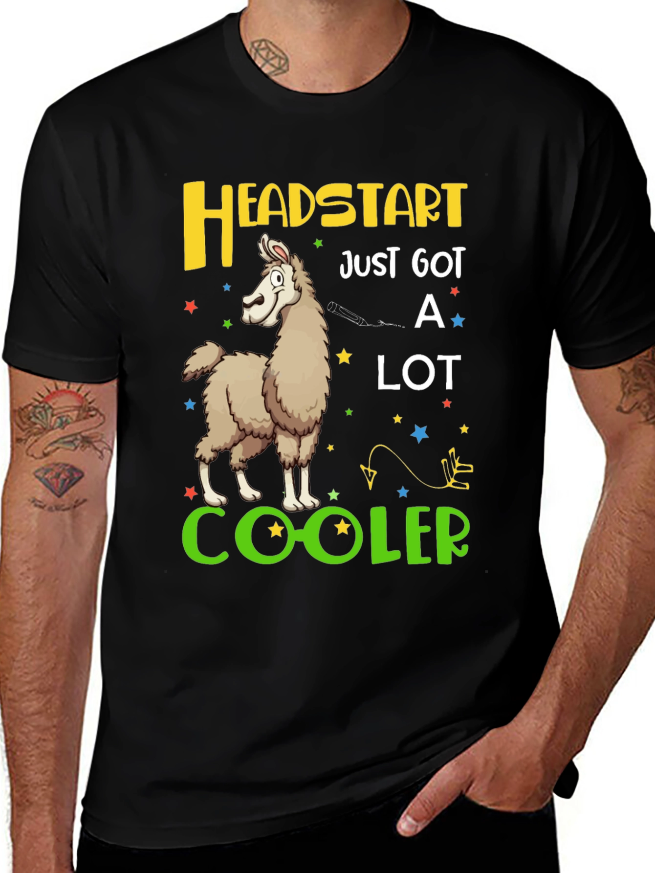 Headstart Just Got a Lot Cooler Llama T-Shirt
