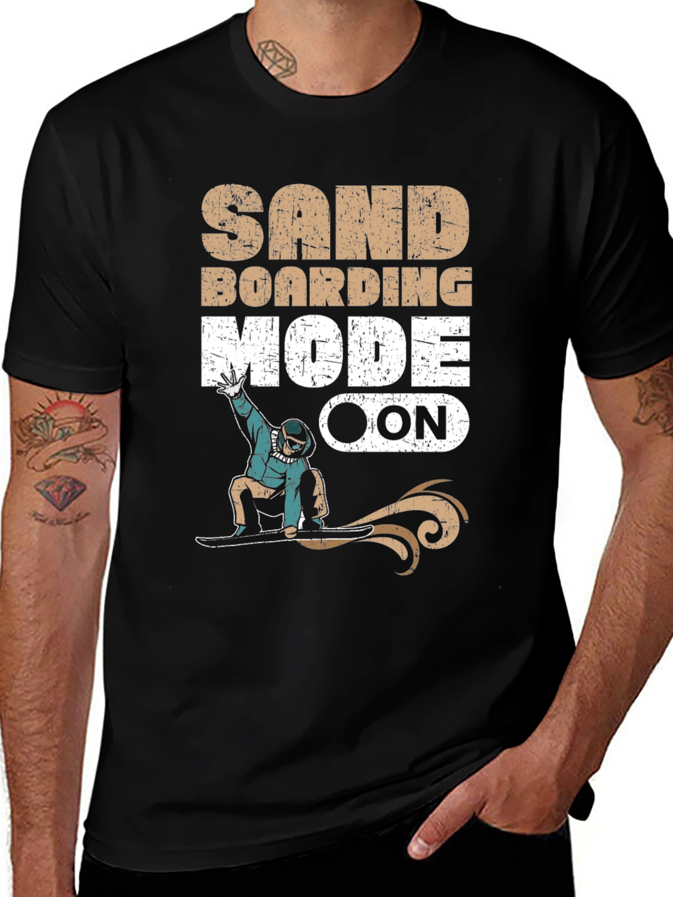 Sandboarding Mode On Graphic Tee
