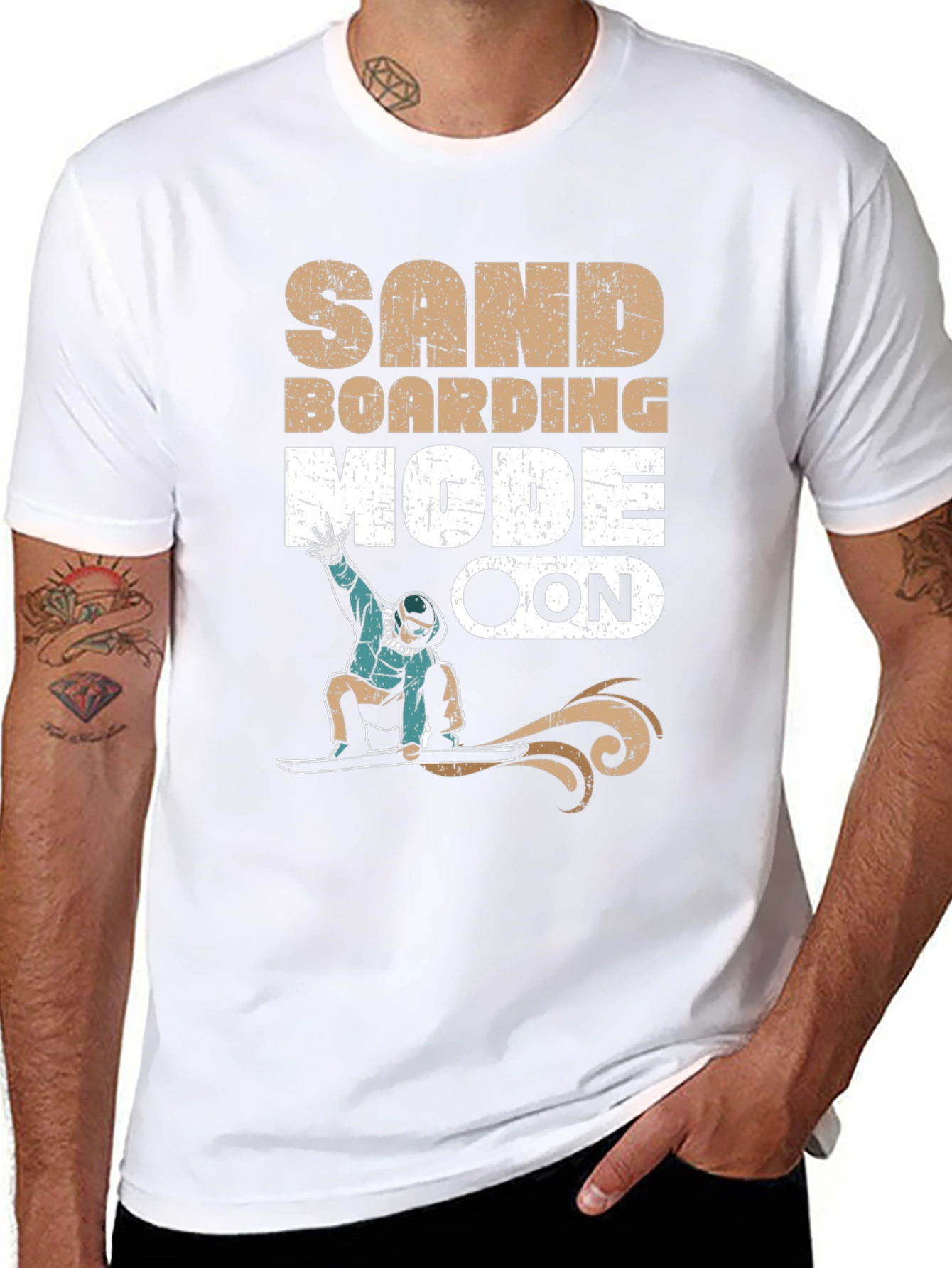 Sandboarding Mode On Graphic Tee