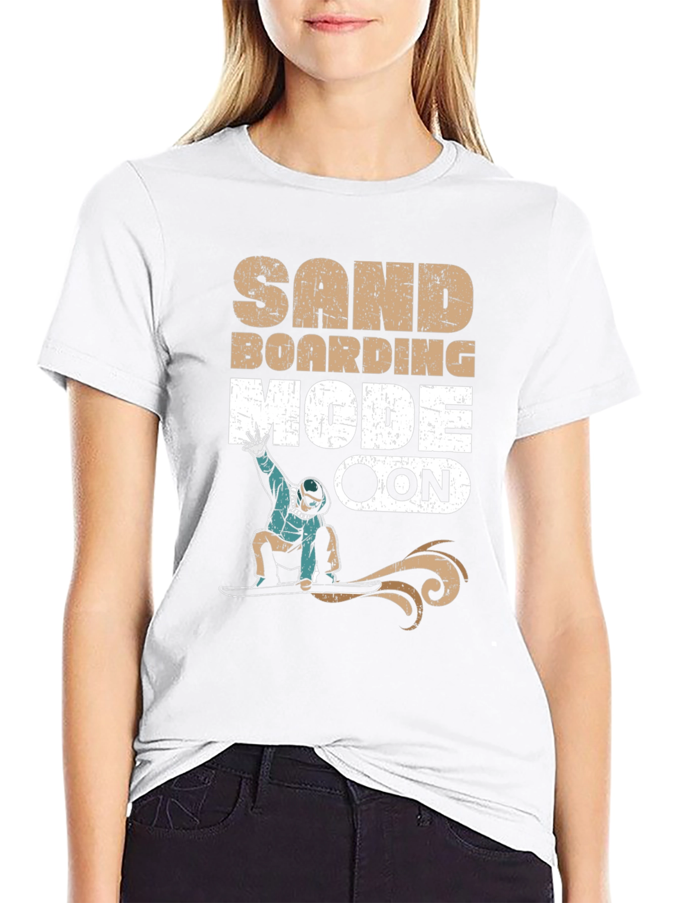 Sandboarding Mode On Graphic Tee