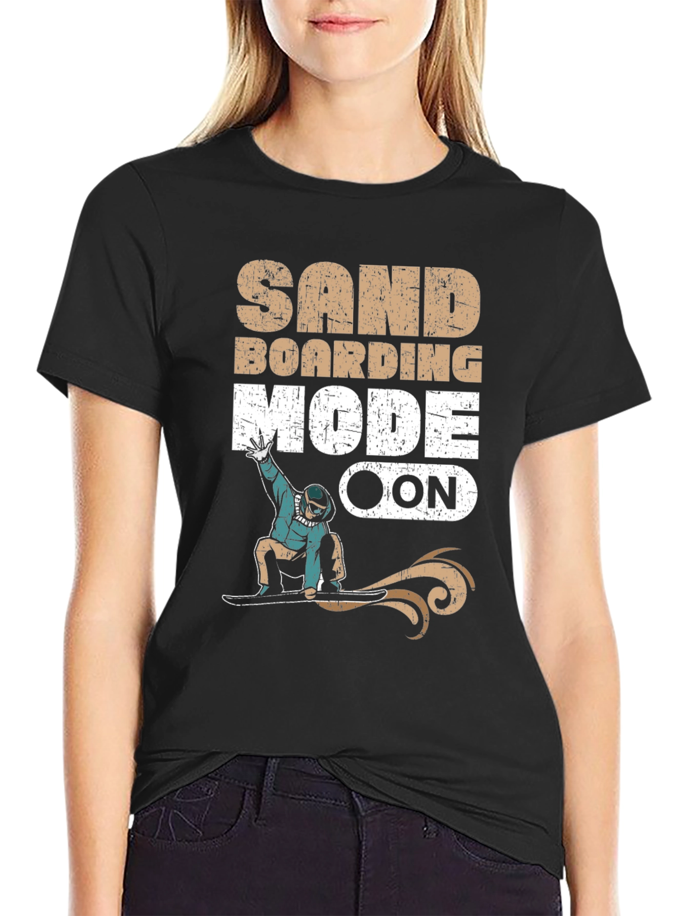 Sandboarding Mode On Graphic Tee