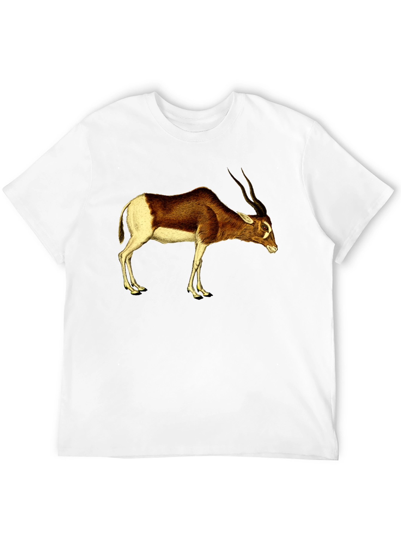 Addax Antelope Graphic Tee - Stylish Animal Shirt