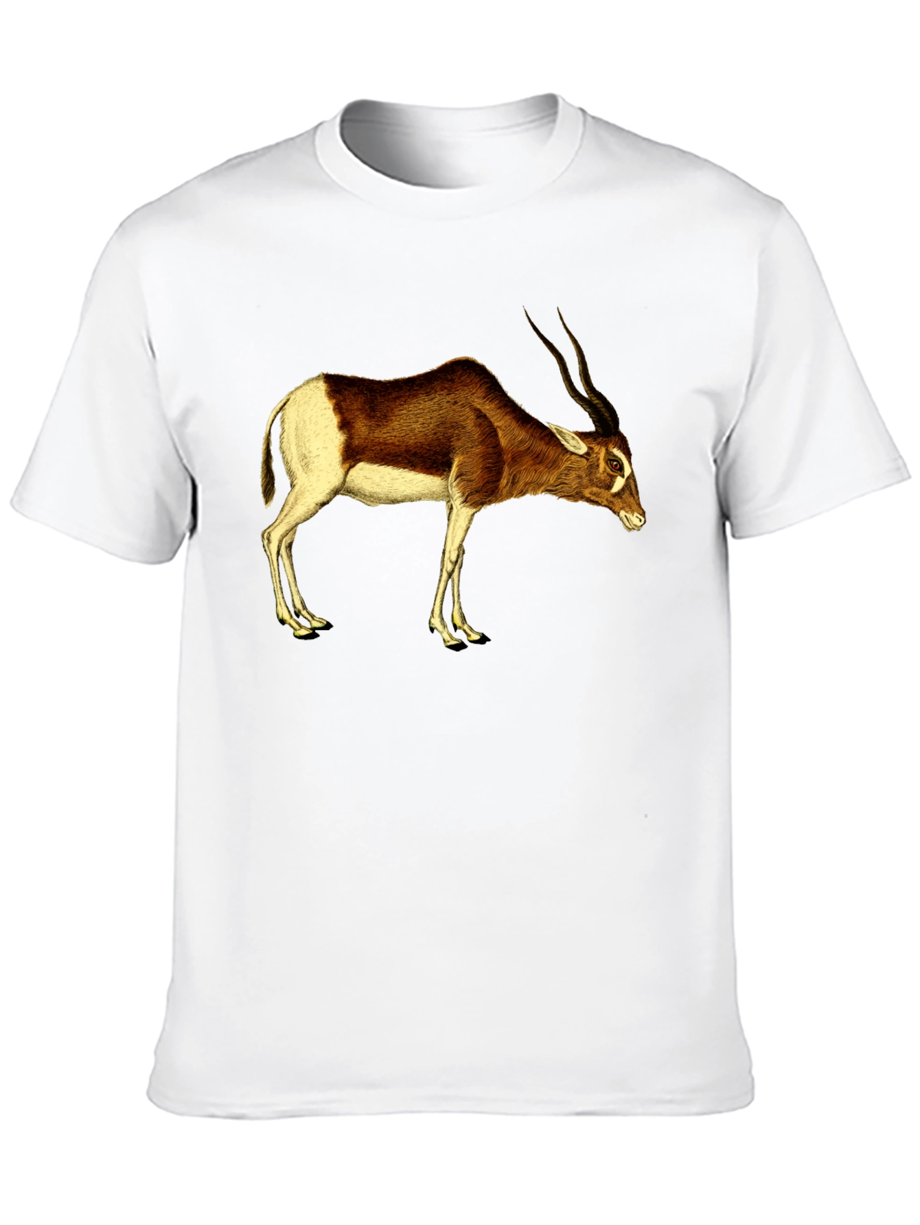 Addax Antelope Graphic Tee - Stylish Animal Shirt