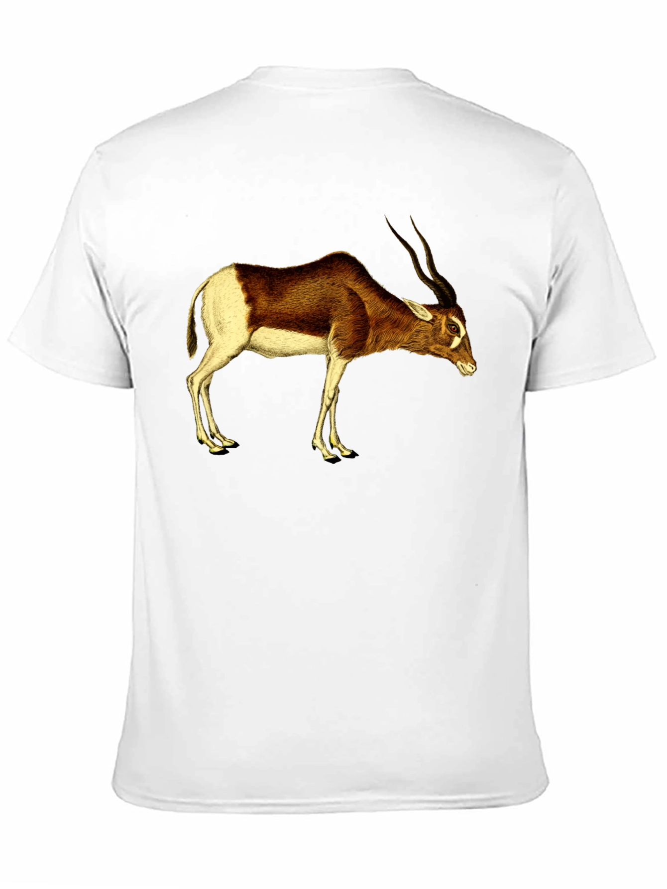 Addax Antelope Graphic Tee - Stylish Animal Shirt