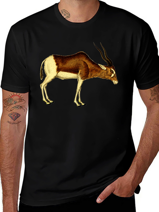 Addax Antelope Graphic Tee - Stylish Animal Shirt