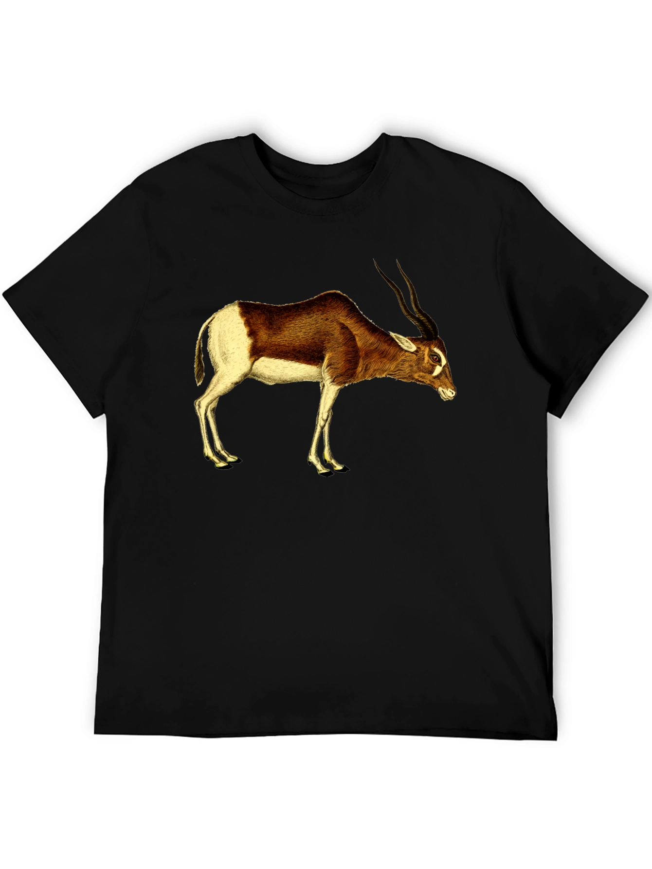 Addax Antelope Graphic Tee - Stylish Animal Shirt