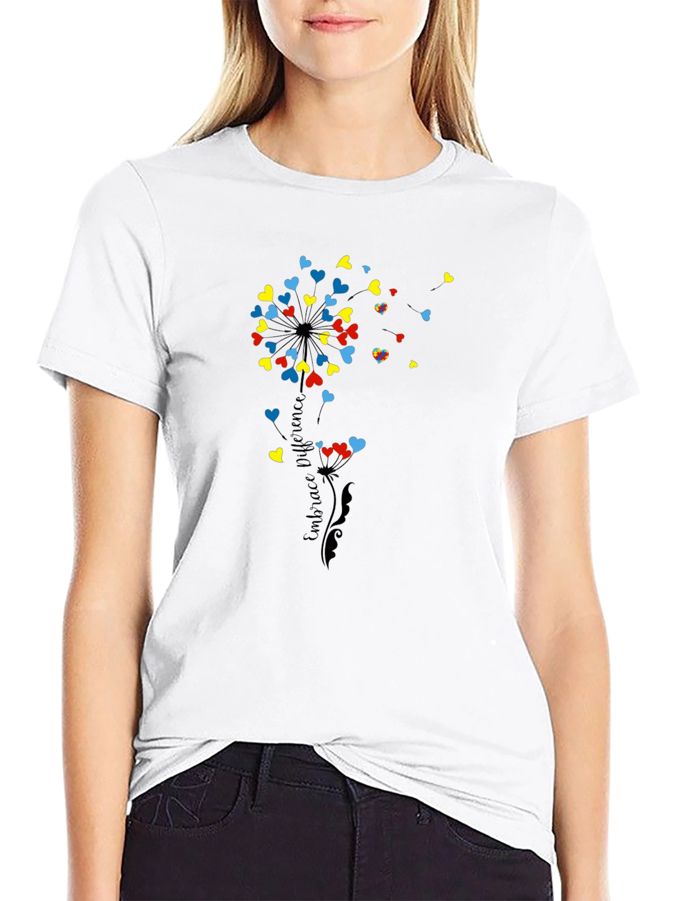 Embrace Difference Autism Awareness T-Shirt