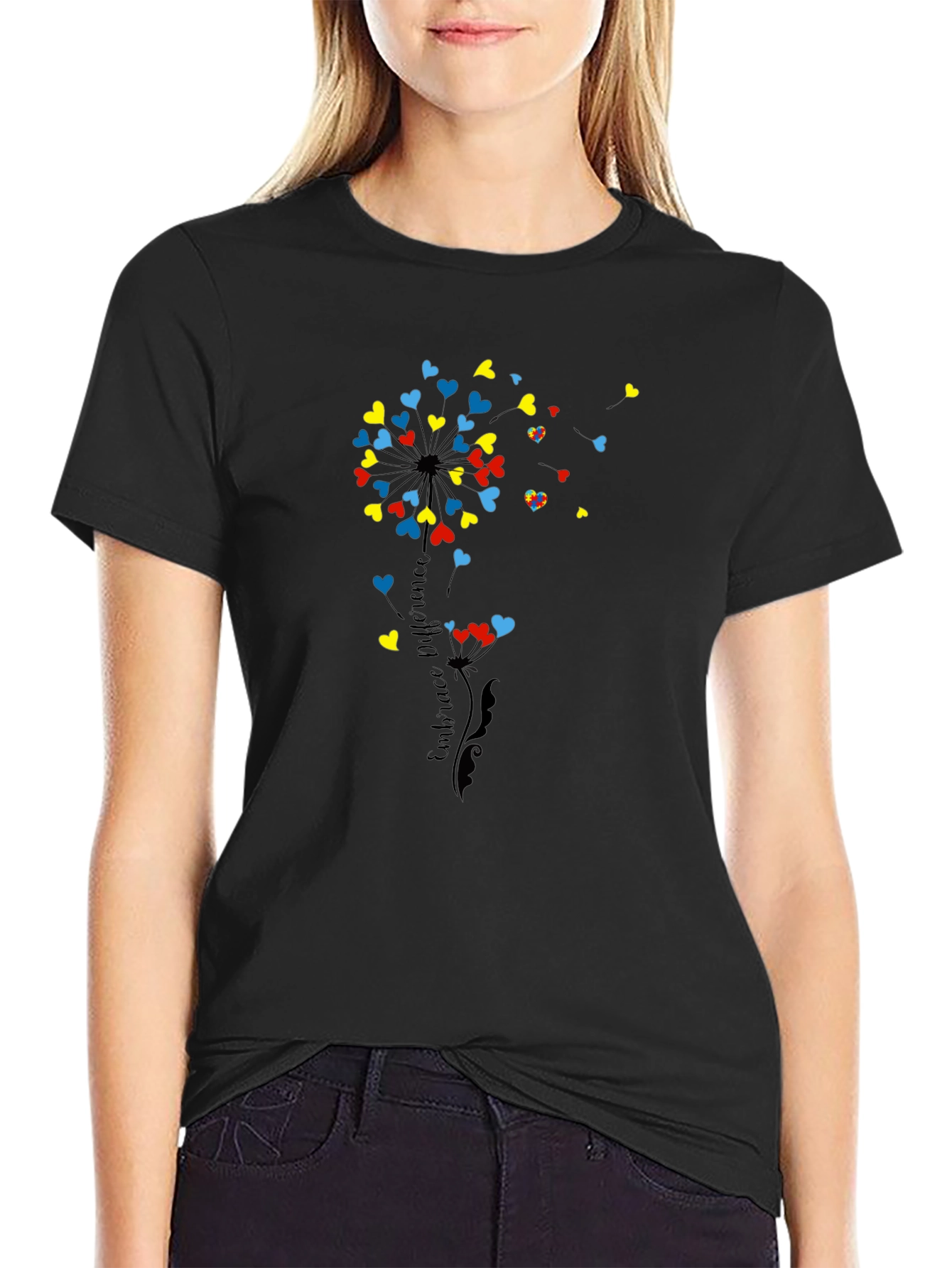 Embrace Difference Autism Awareness T-Shirt