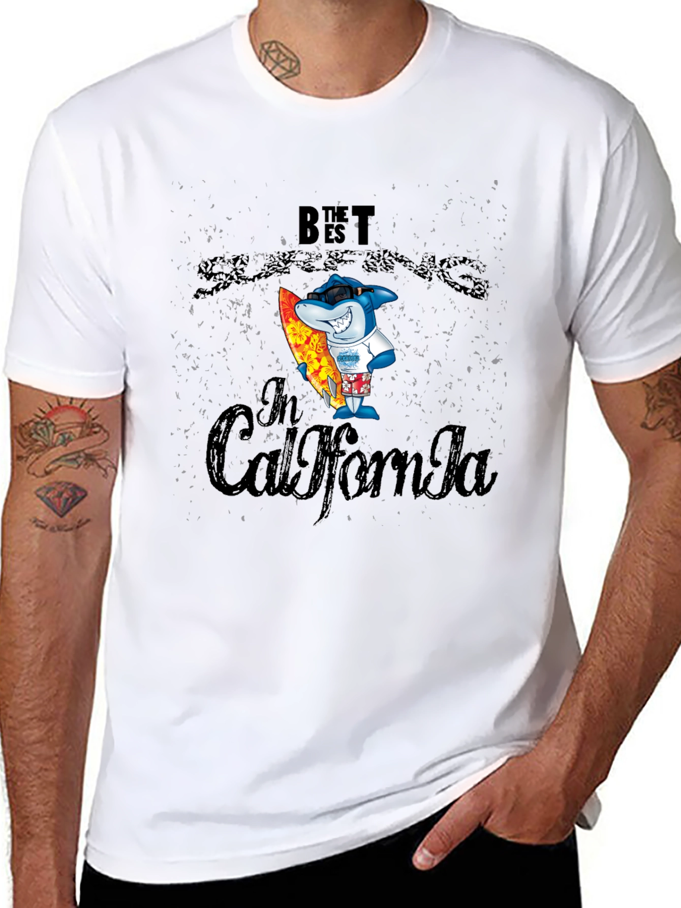 California Shark Graphic Tee