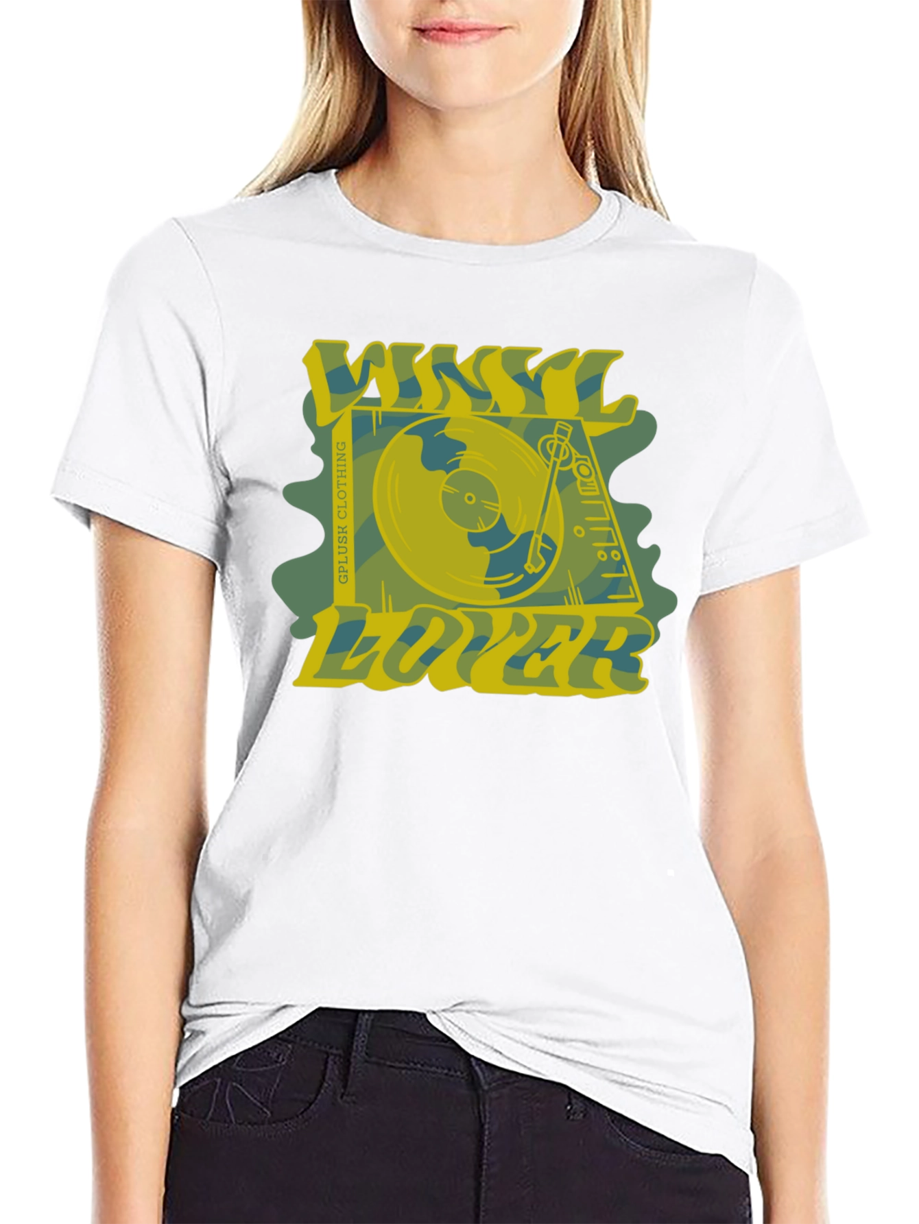 Vinyl Lover Graphic Tee - Retro Music Shirt