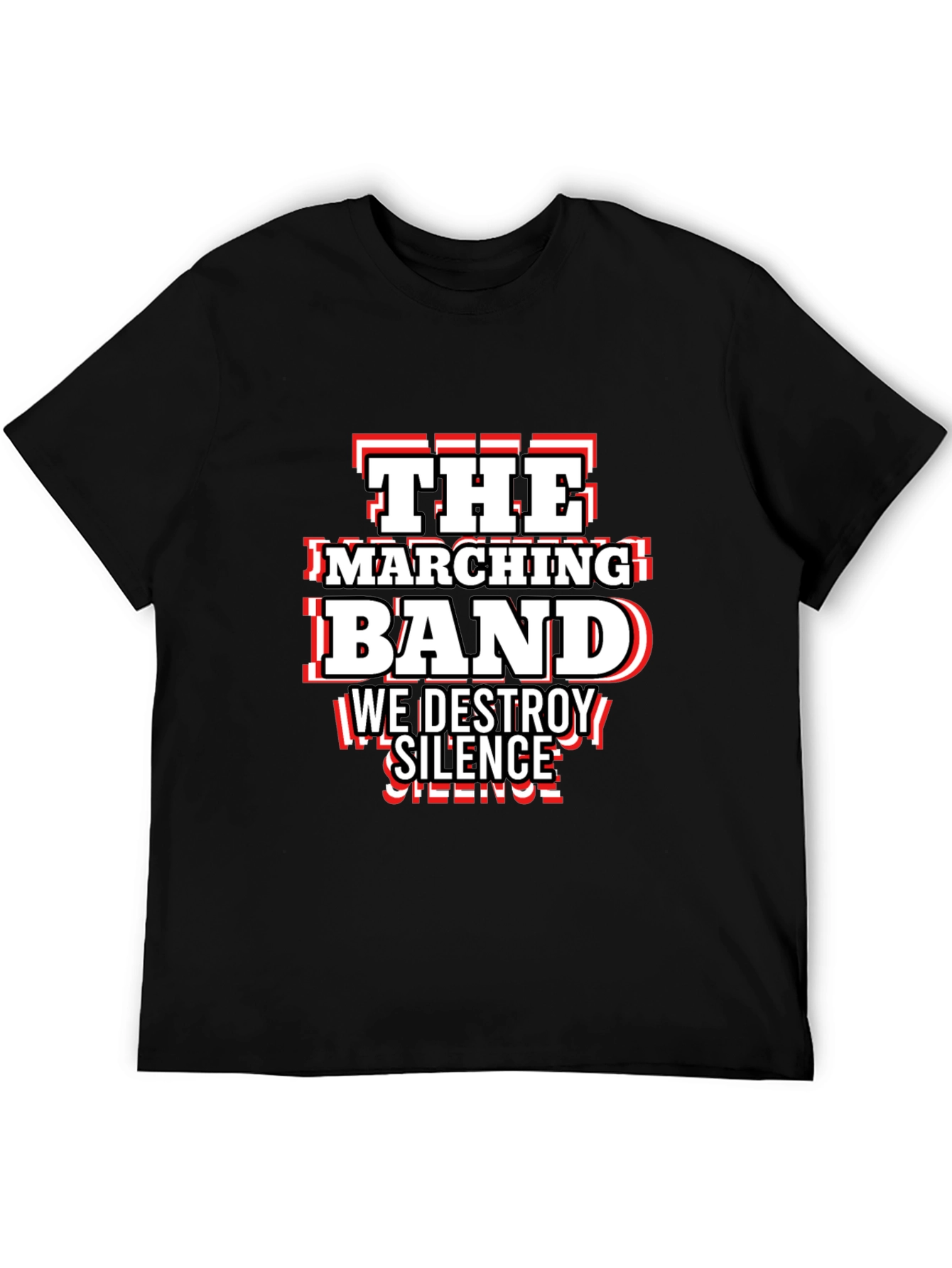 Marching Band Destroy Silence Graphic Tee