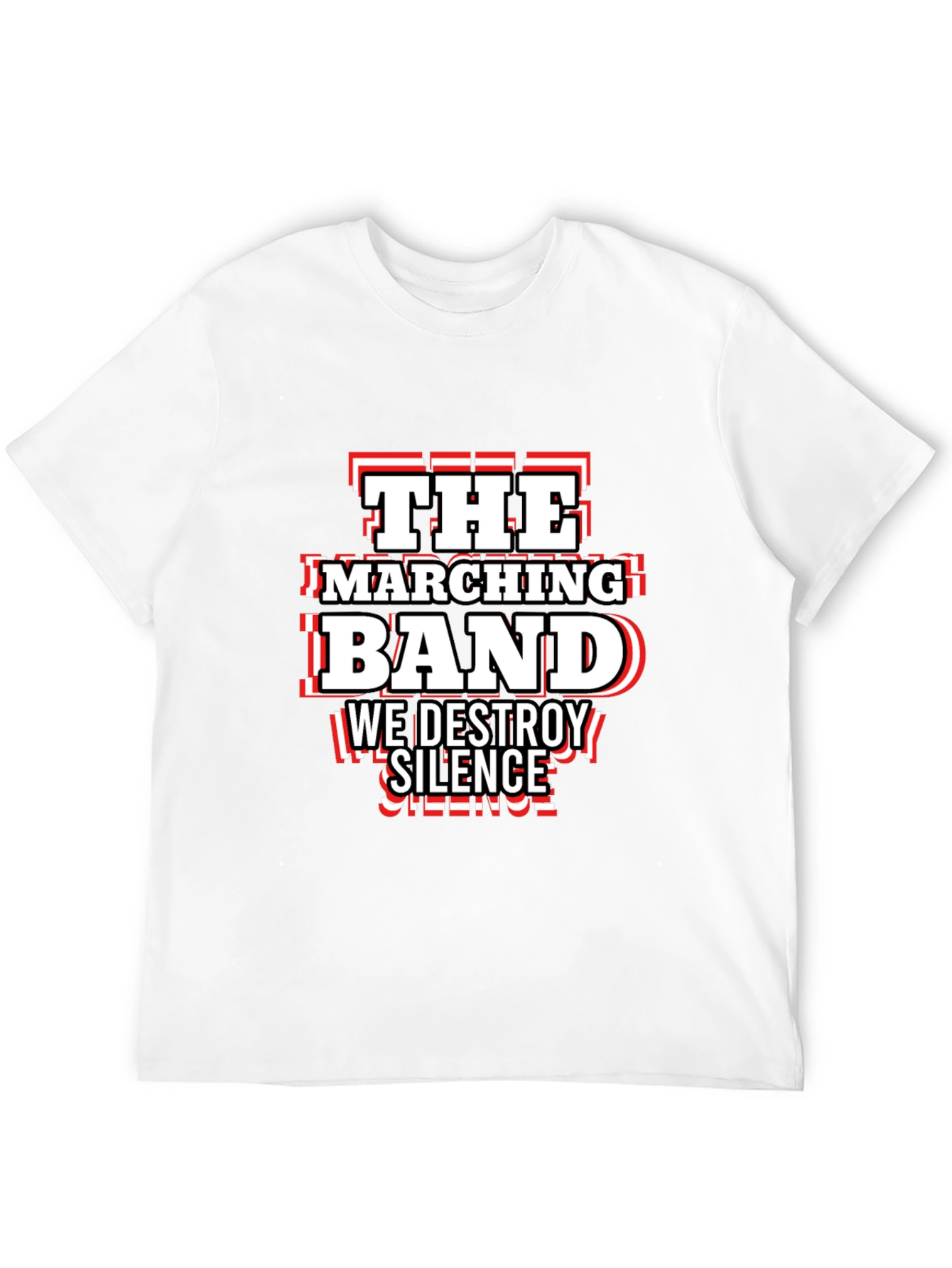Marching Band Destroy Silence Graphic Tee