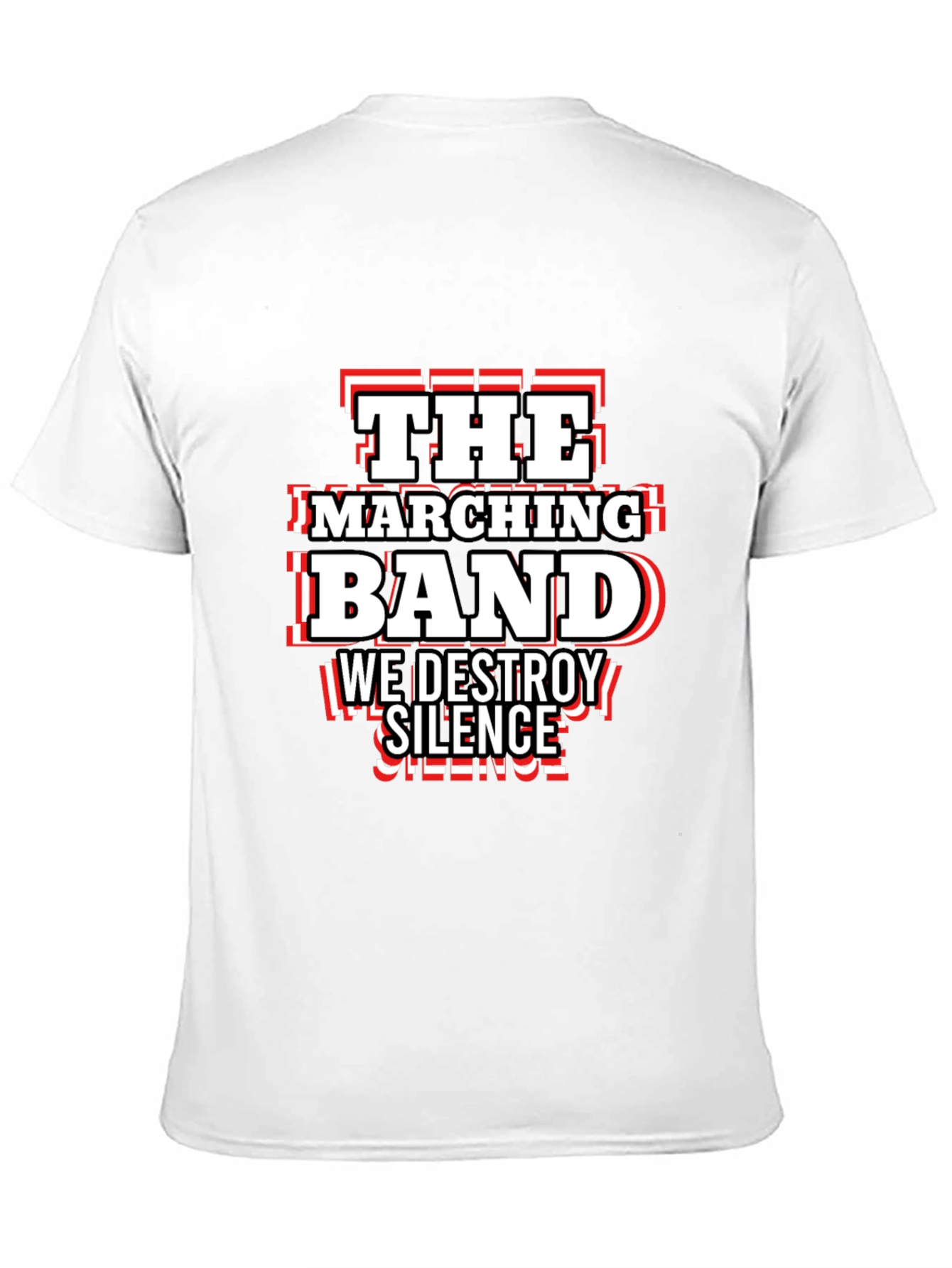 Marching Band Destroy Silence Graphic Tee