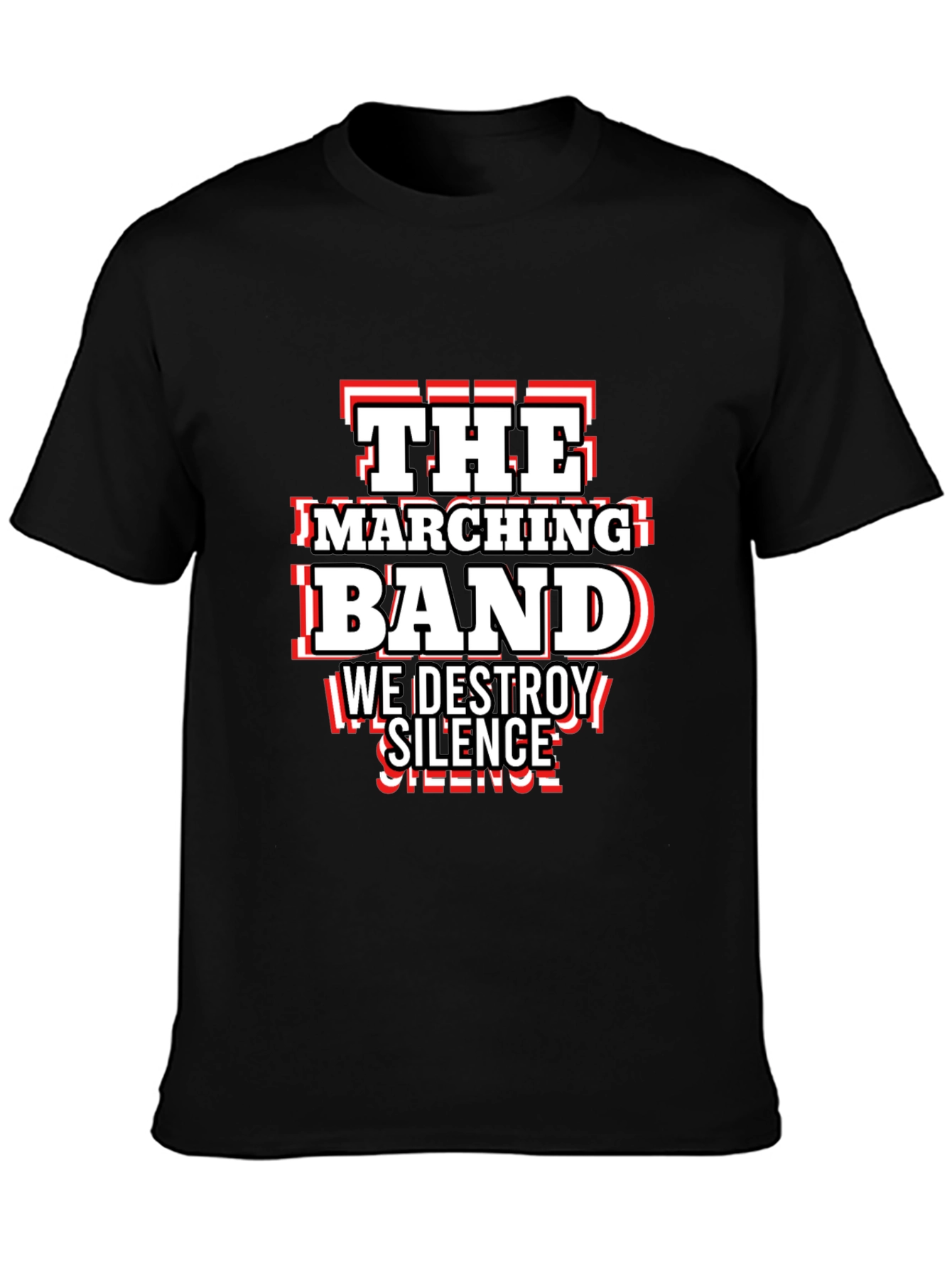Marching Band Destroy Silence Graphic Tee