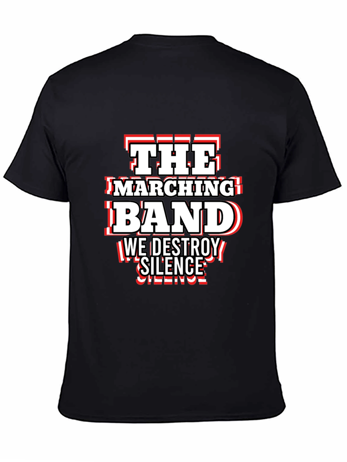 Marching Band Destroy Silence Graphic Tee