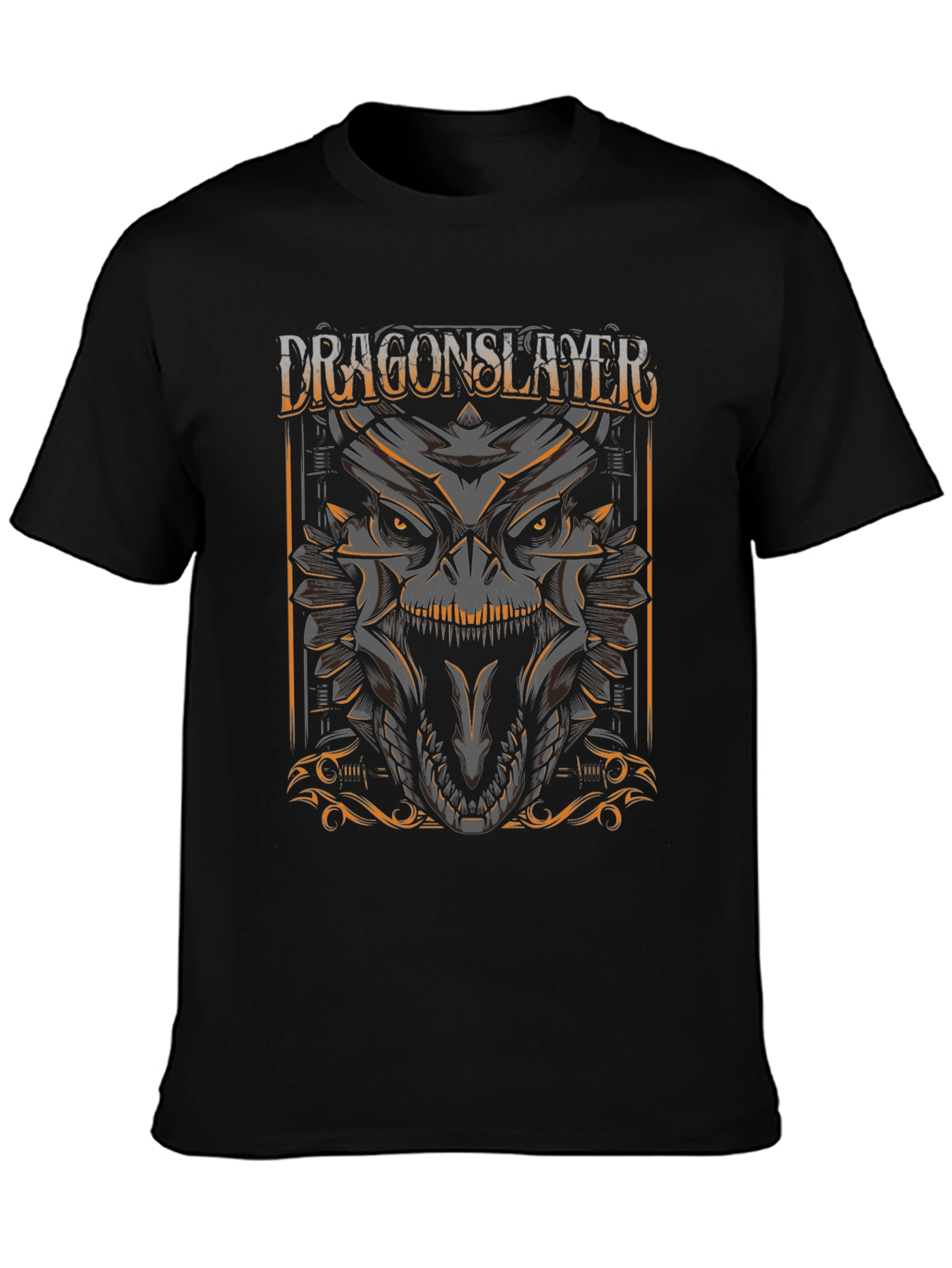 Dragon Slayer Graphic Print T-Shirt