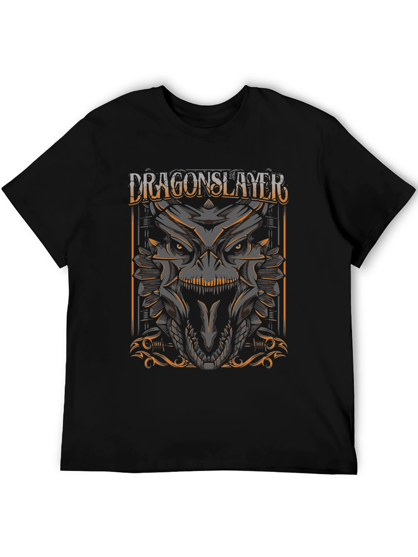 Dragon Slayer Graphic Print T-Shirt