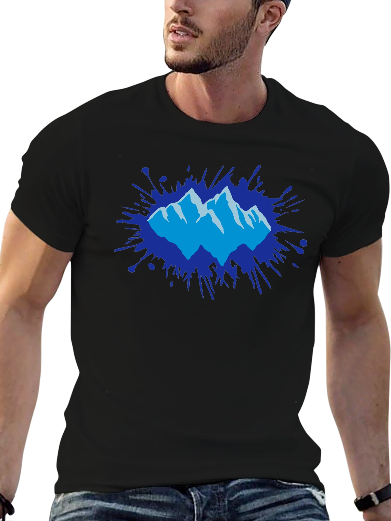 Mountain Splatter Graphic Tee