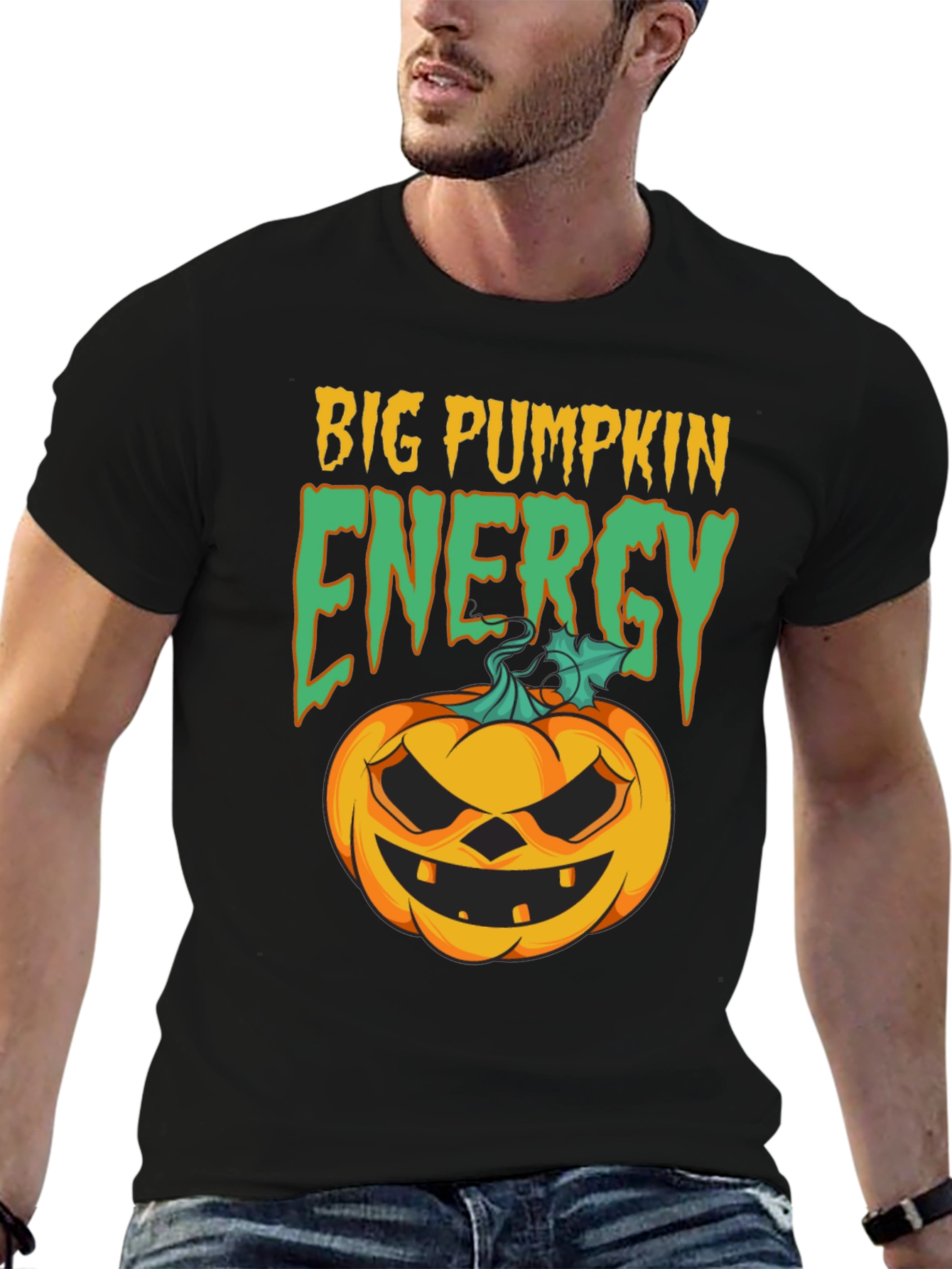 Big Pumpkin Energy Halloween T-Shirt