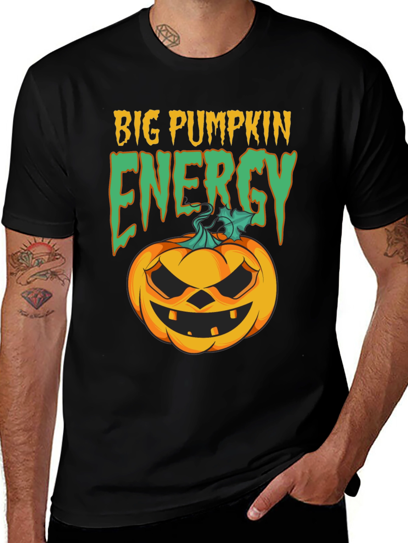 Big Pumpkin Energy Halloween T-Shirt
