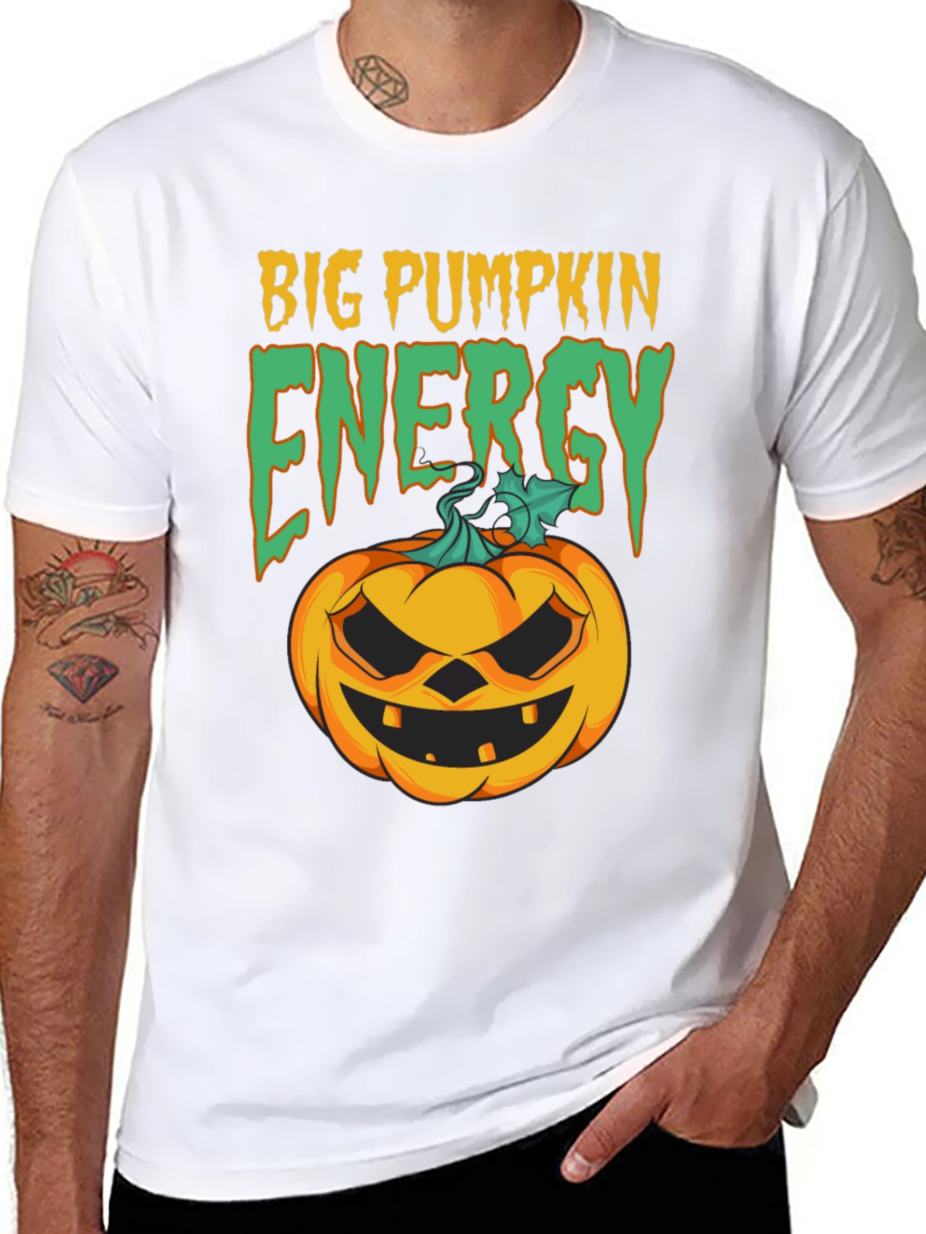 Big Pumpkin Energy Halloween T-Shirt