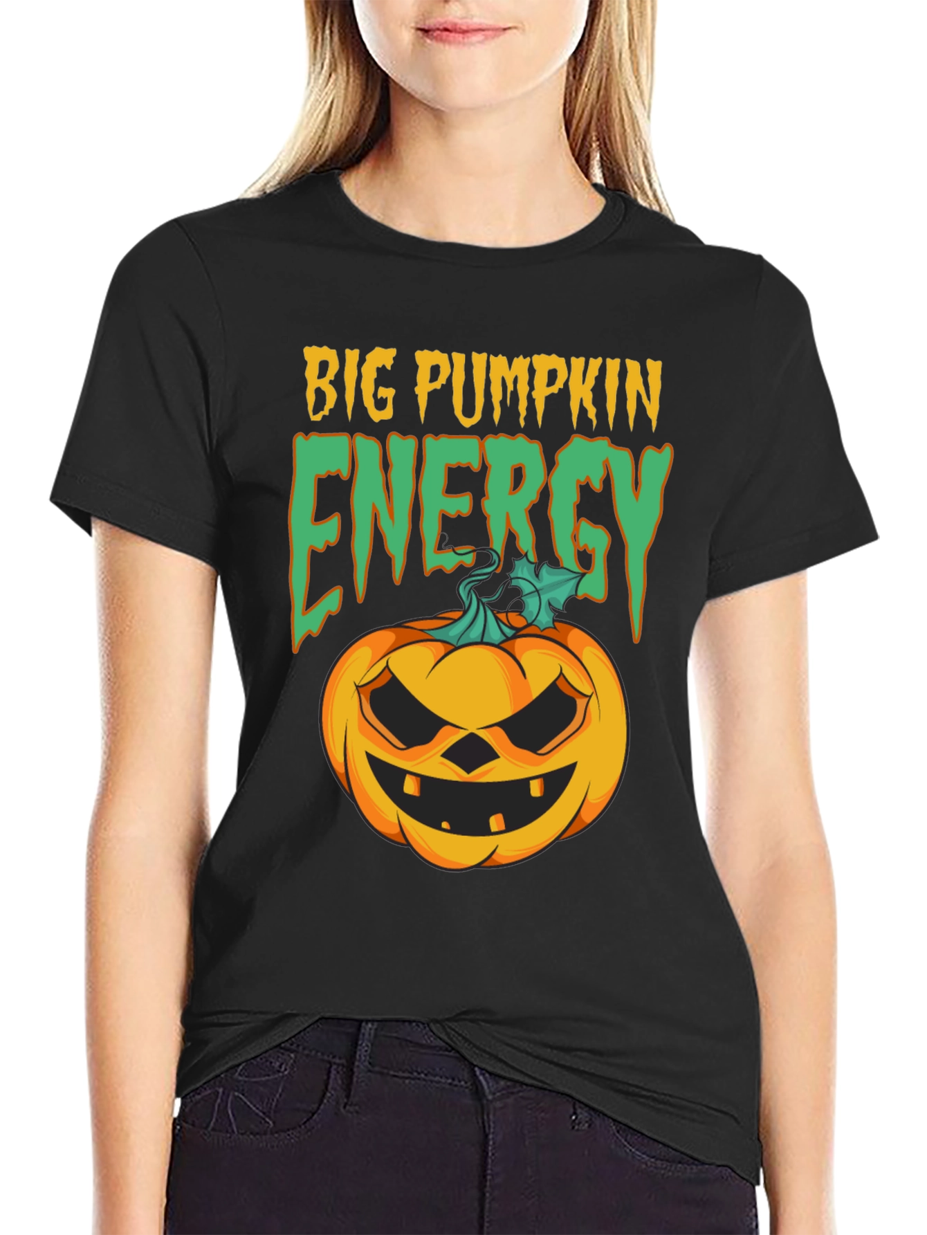 Big Pumpkin Energy Halloween T-Shirt