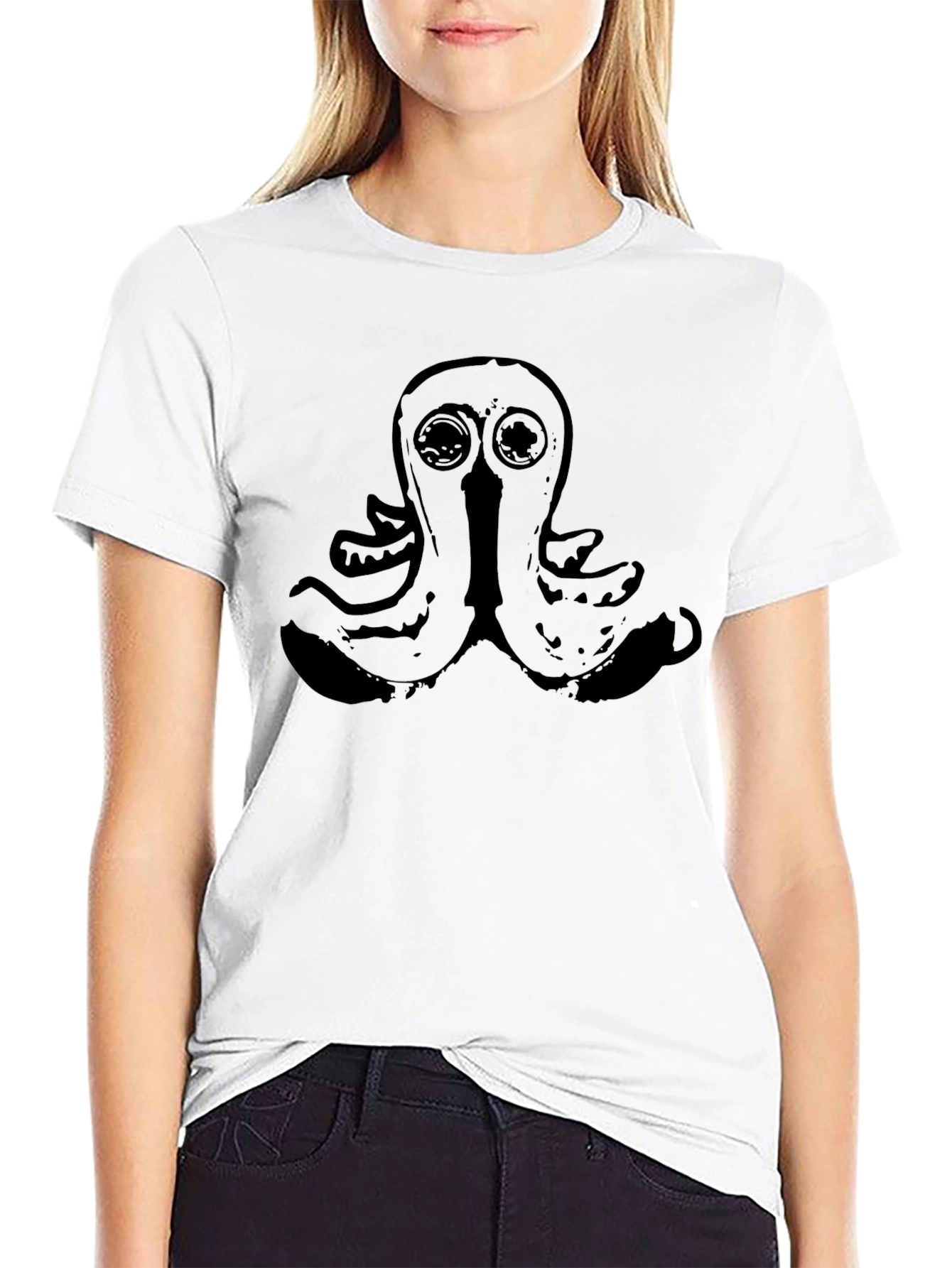 Black Octopus Graphic T-Shirt - Unique Design