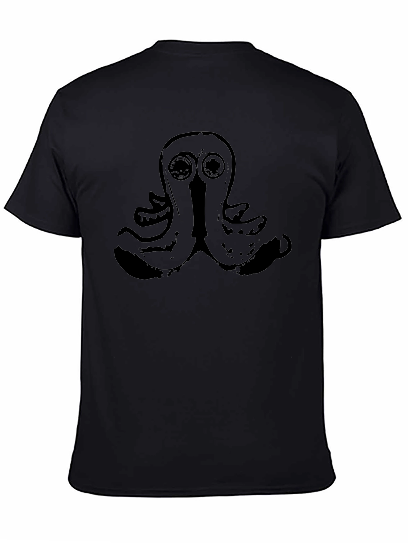 Black Octopus Graphic T-Shirt - Unique Design