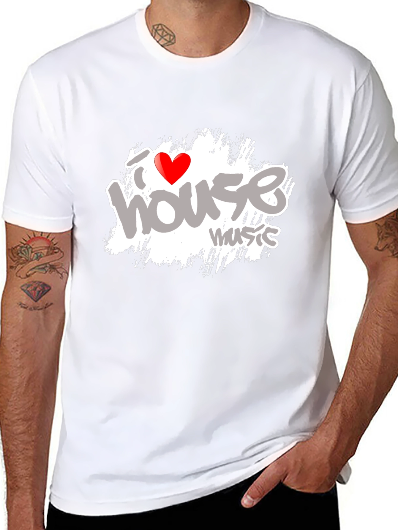 I Heart House Music Graphic T-Shirt