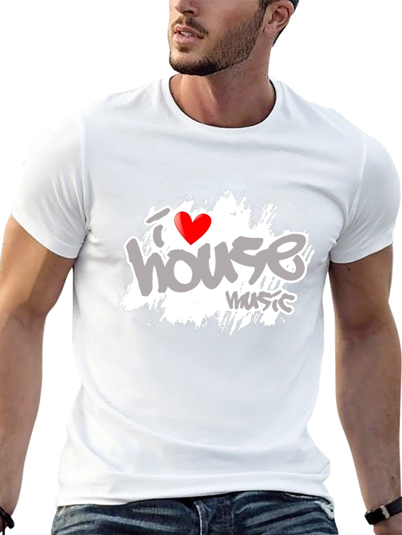 I Heart House Music Graphic T-Shirt