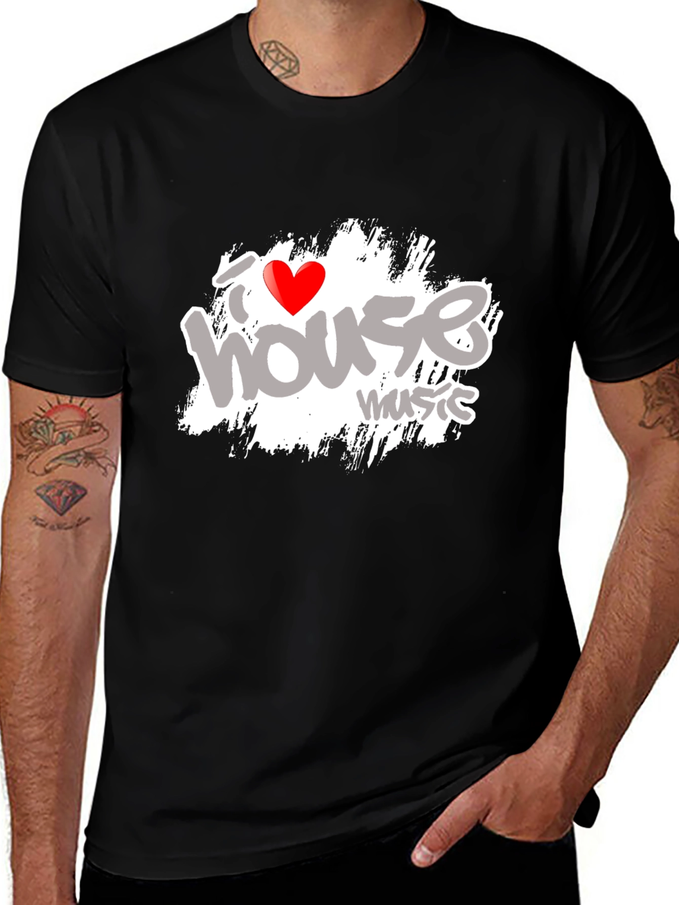 I Heart House Music Graphic T-Shirt