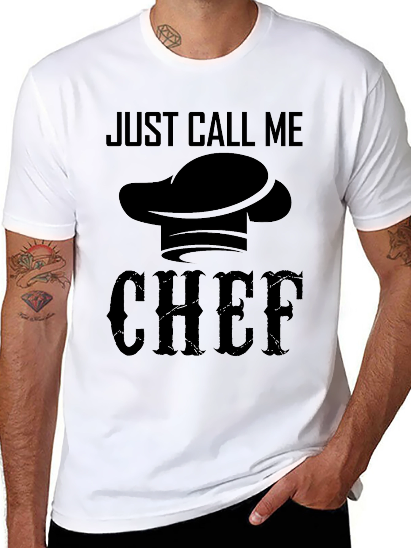 Just Call Me Chef T-Shirt - Culinary Cook Apparel