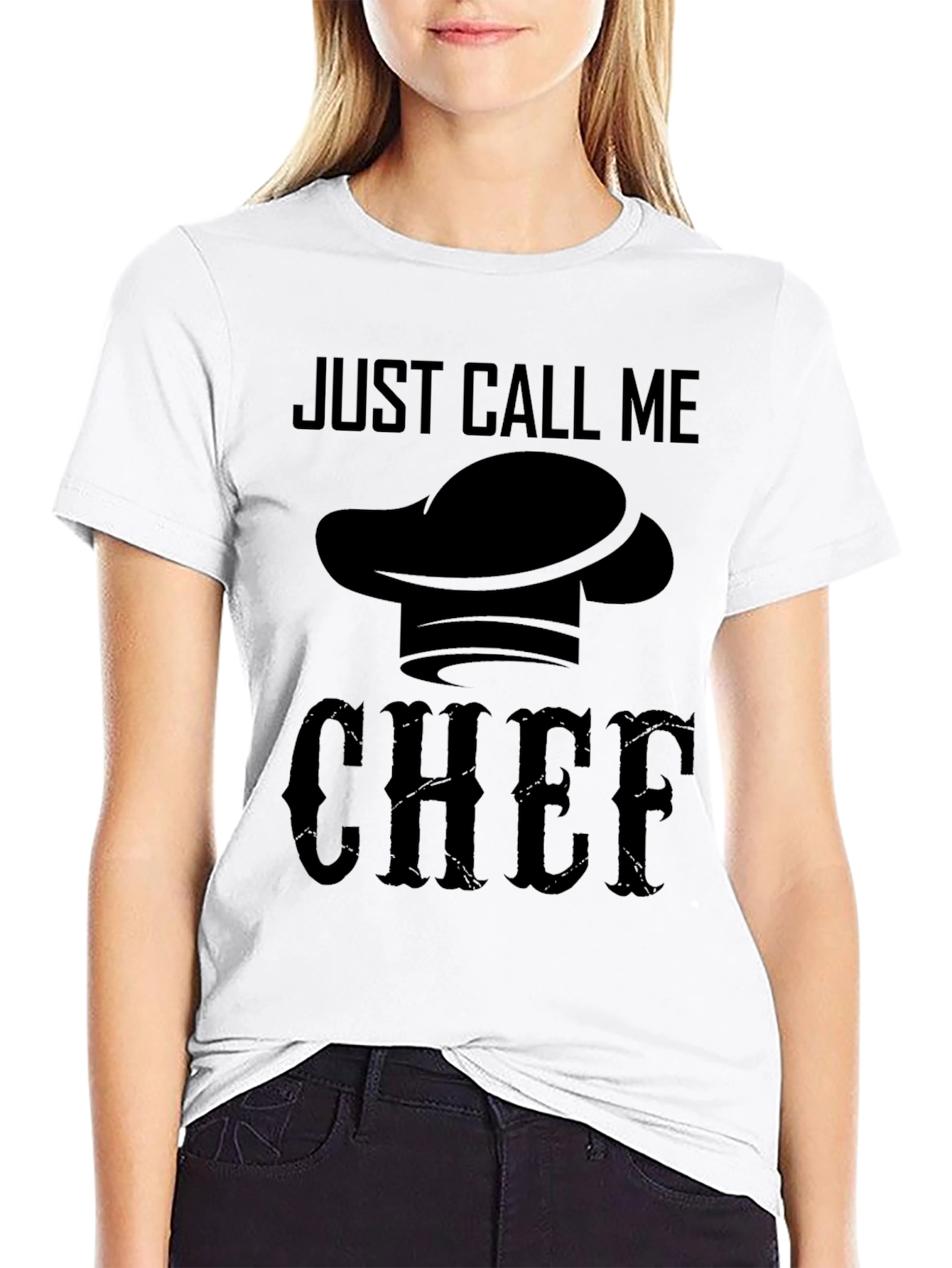 Just Call Me Chef T-Shirt - Culinary Cook Apparel