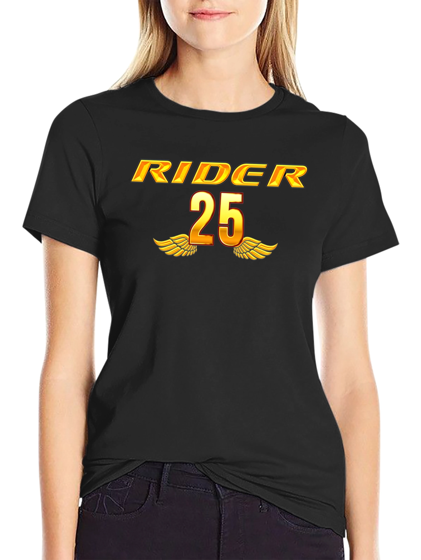 RIDER 25 Graphic T-Shirt - Black