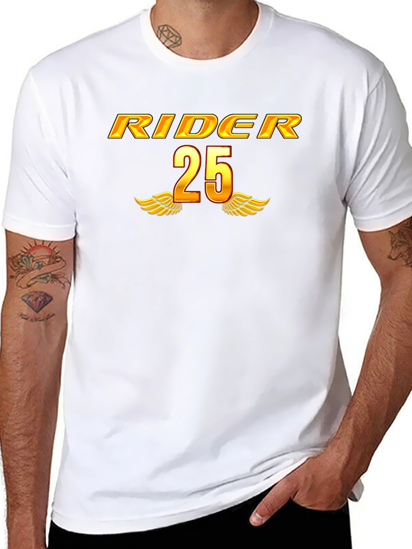 RIDER 25 Graphic T-Shirt - Black