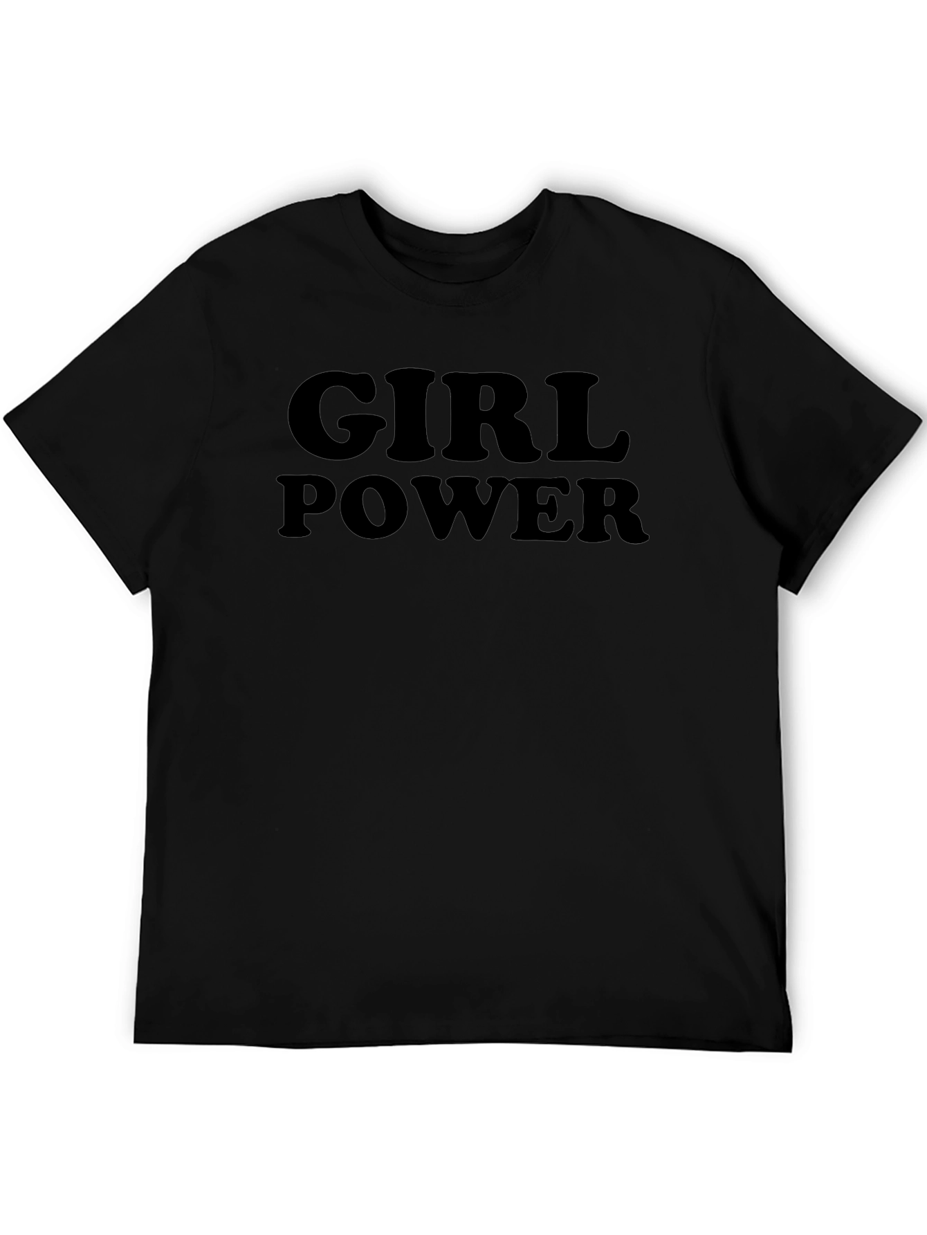 Girl Power T-Shirt - Black Graphic Tee