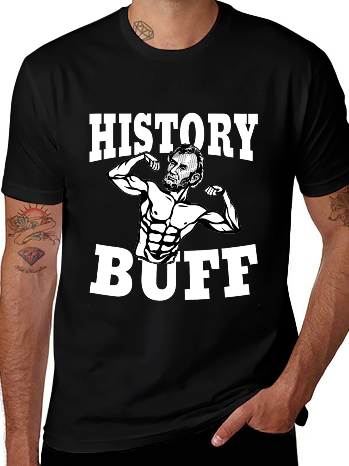 History Buff Lincoln Graphic T-Shirt