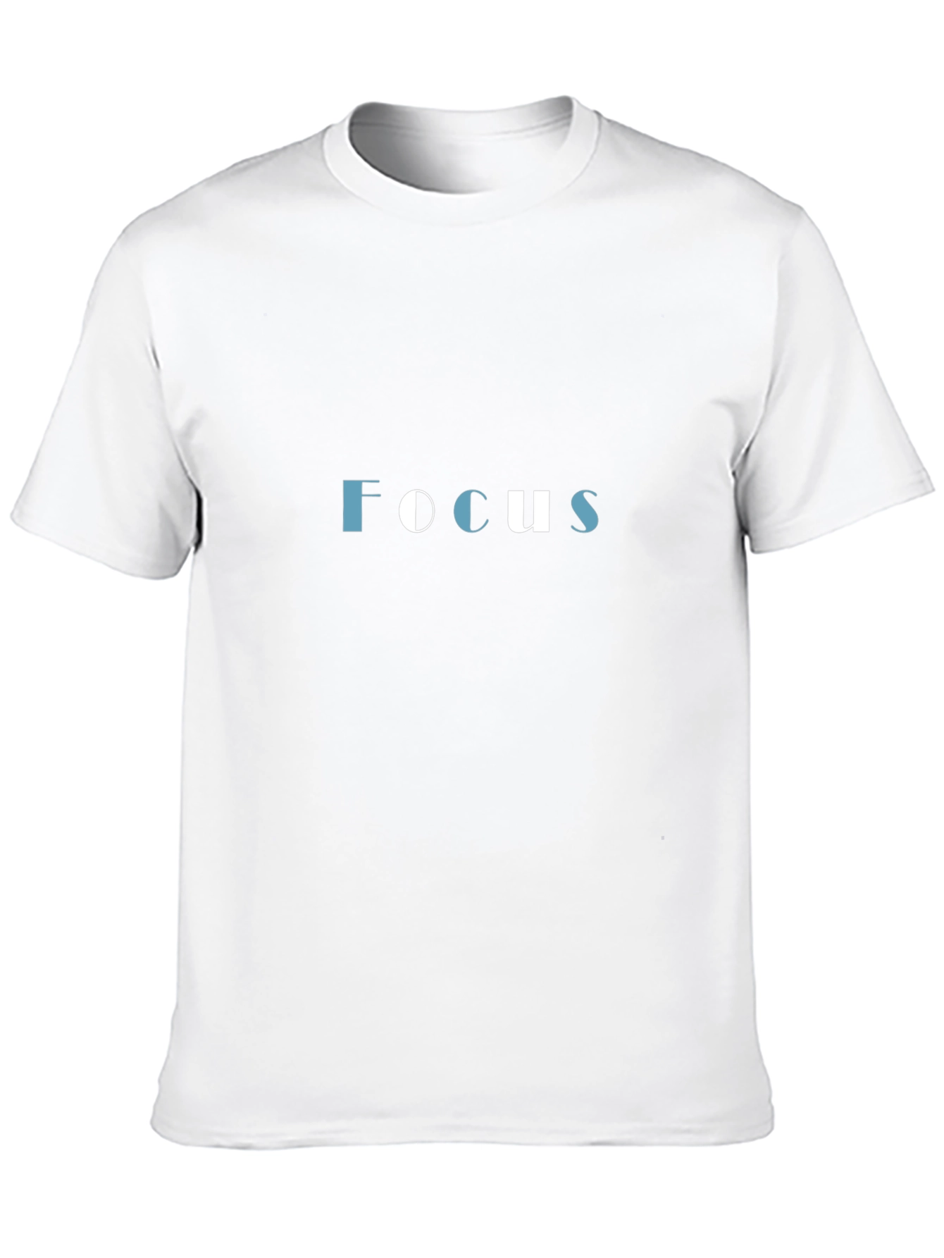 Focus Graphic Print Black T-Shirt