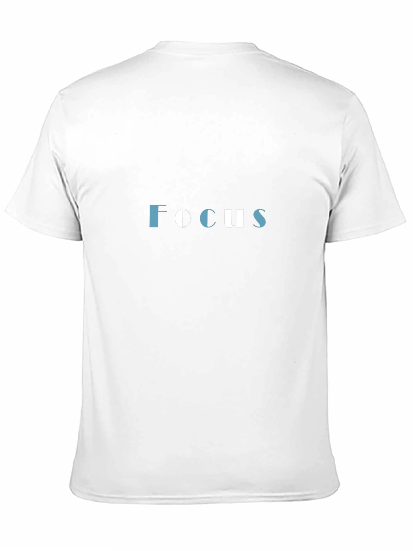Focus Graphic Print Black T-Shirt