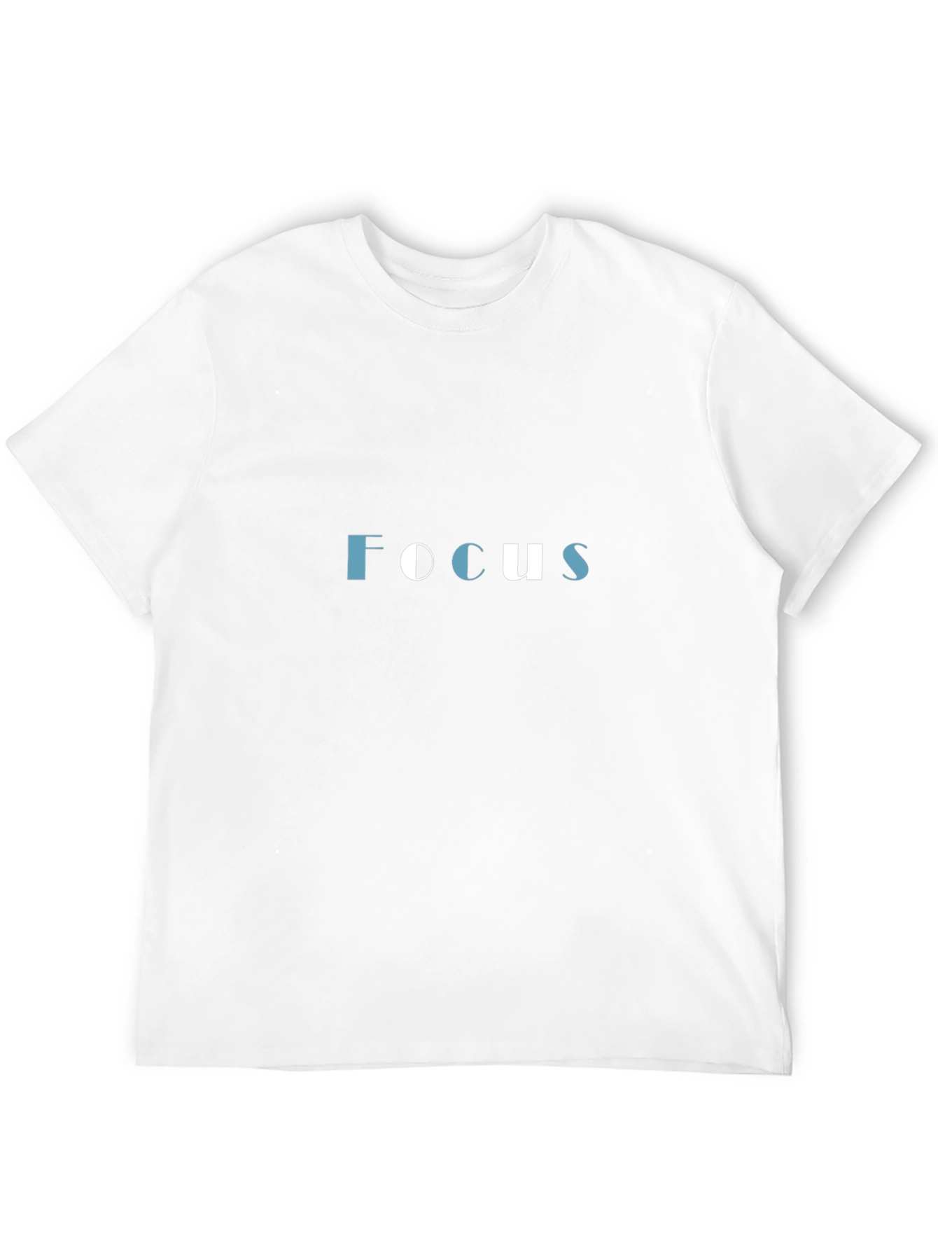 Focus Graphic Print Black T-Shirt