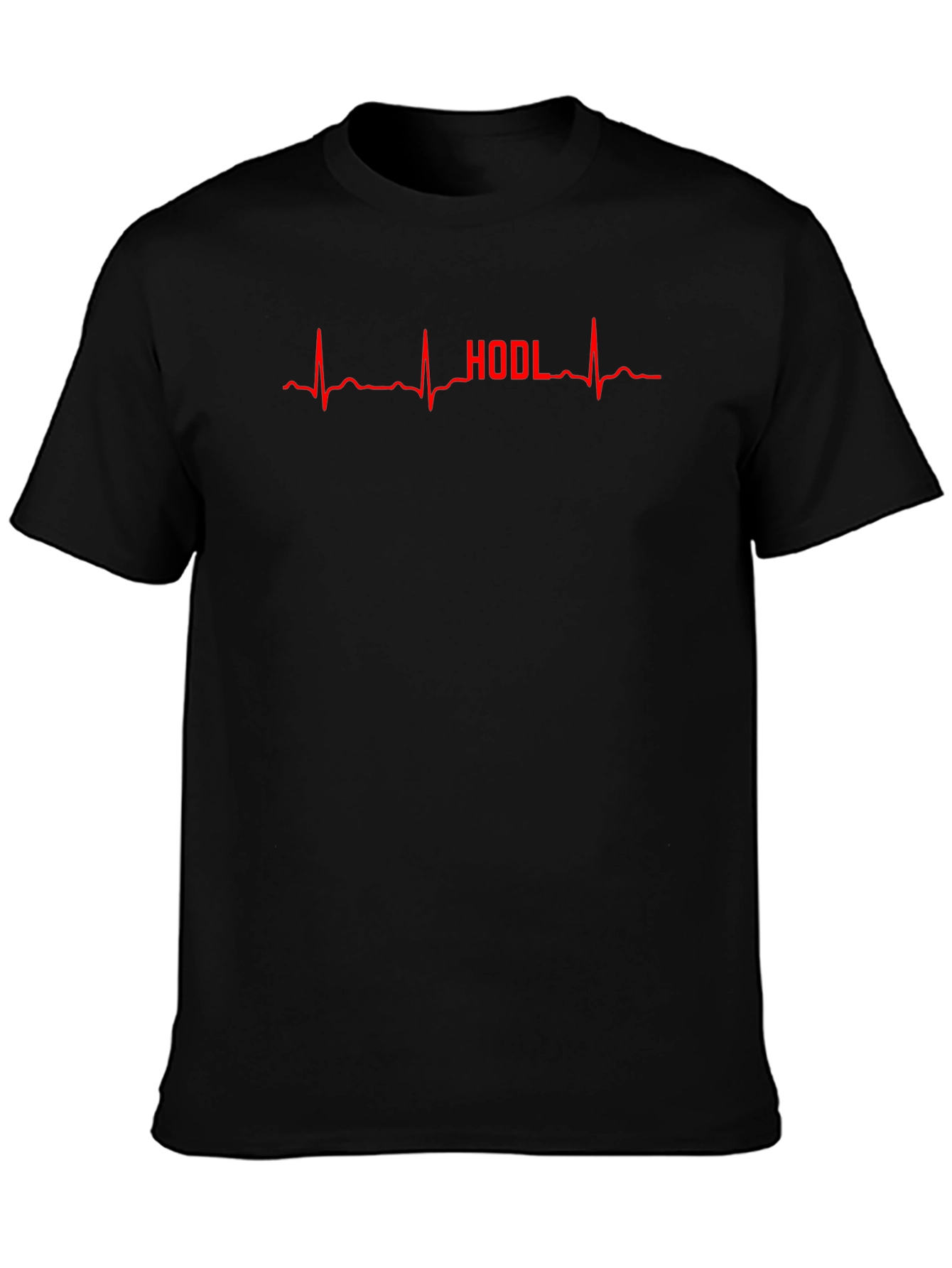 HODL Heartbeat Graphic Tee - Crypto Investor T-Shirt